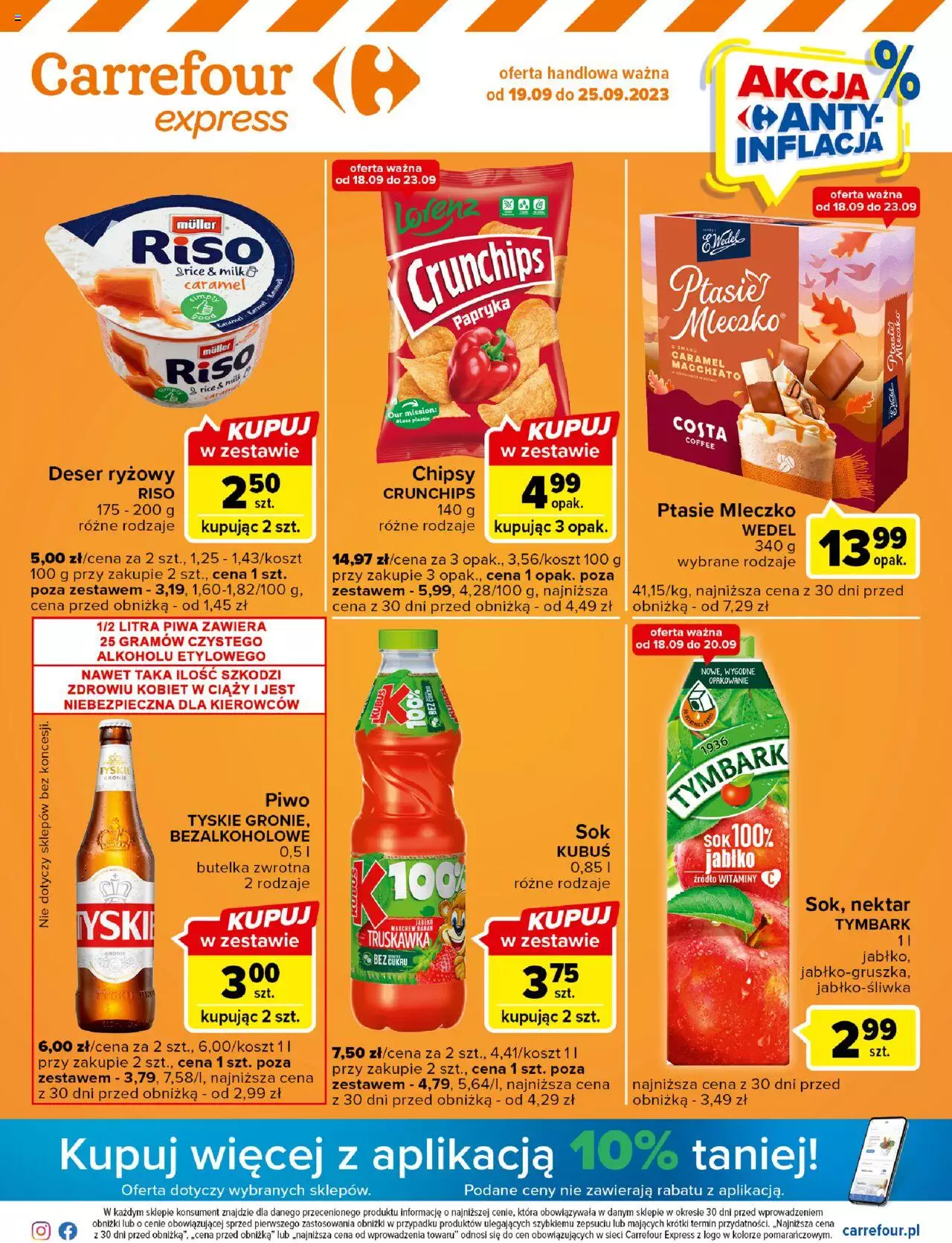Carrefour Express Gazetka ważna od 19.09.2023 do 25.09.2023 strona 1