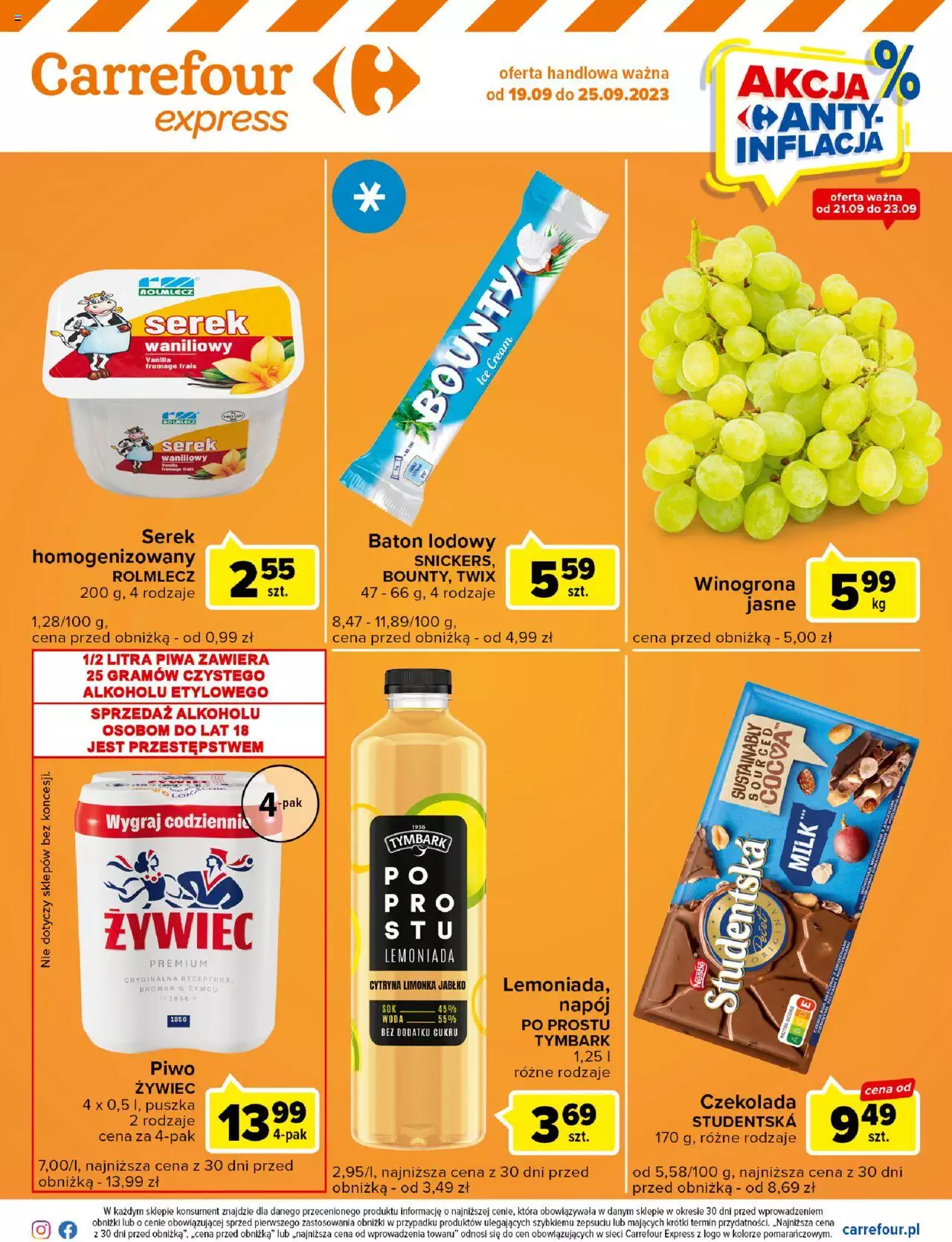 Carrefour Express Gazetka ważna od 19.09.2023 do 25.09.2023 strona 2