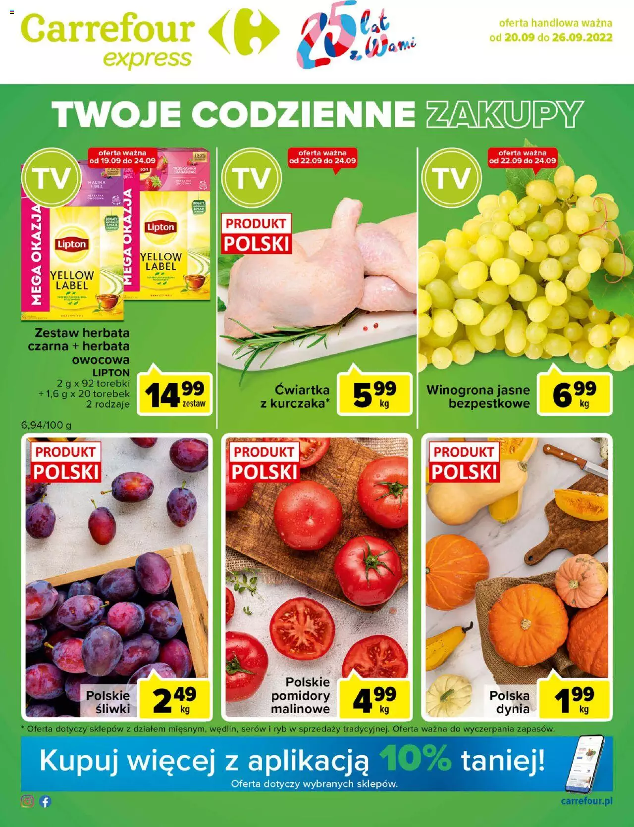 Carrefour Express gazetka ważna od 20.09.2022 do 26.09.2022 strona 1