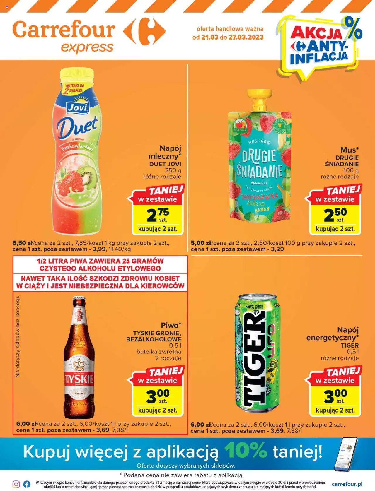 Carrefour Express gazetka ważna od 21.03.2023 do  27.03.2023 strona 1