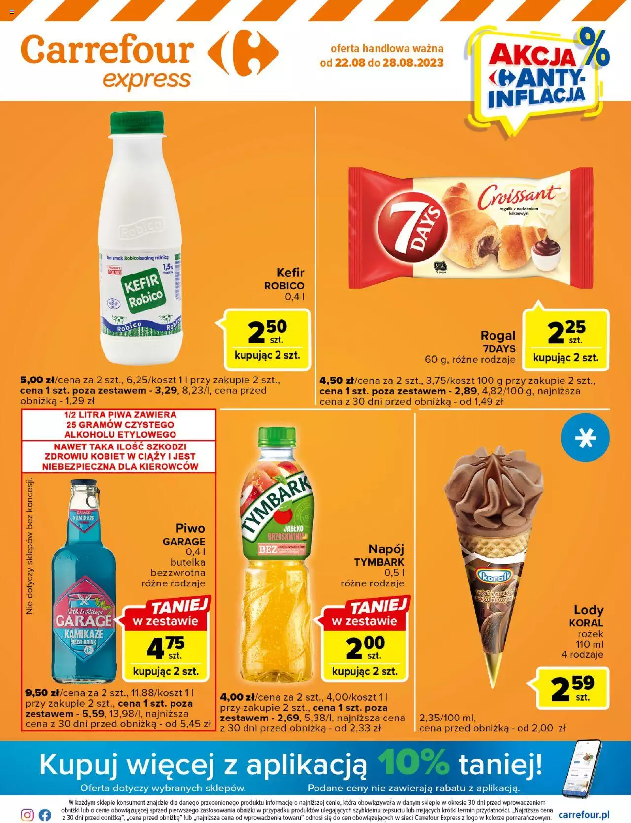 Carrefour Express Gazetka ważna od 22.08.2023 do 28.08.2023 strona 1