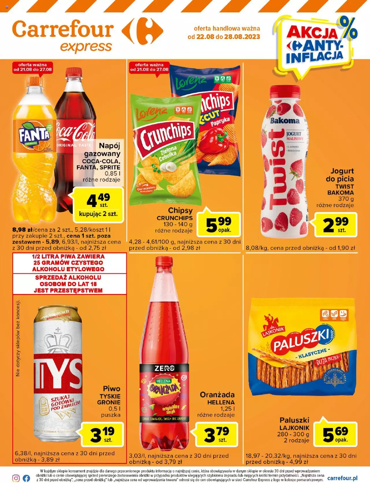 Carrefour Express Gazetka ważna od 22.08.2023 do 28.08.2023 strona 2