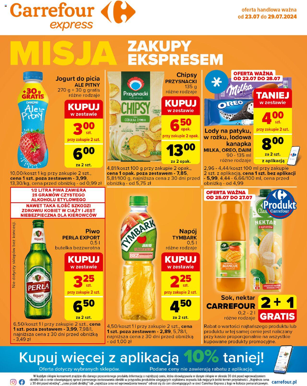 Carrefour Express Gazetka ważna od 23.07.2024 do 29.07.2024 strona 1
