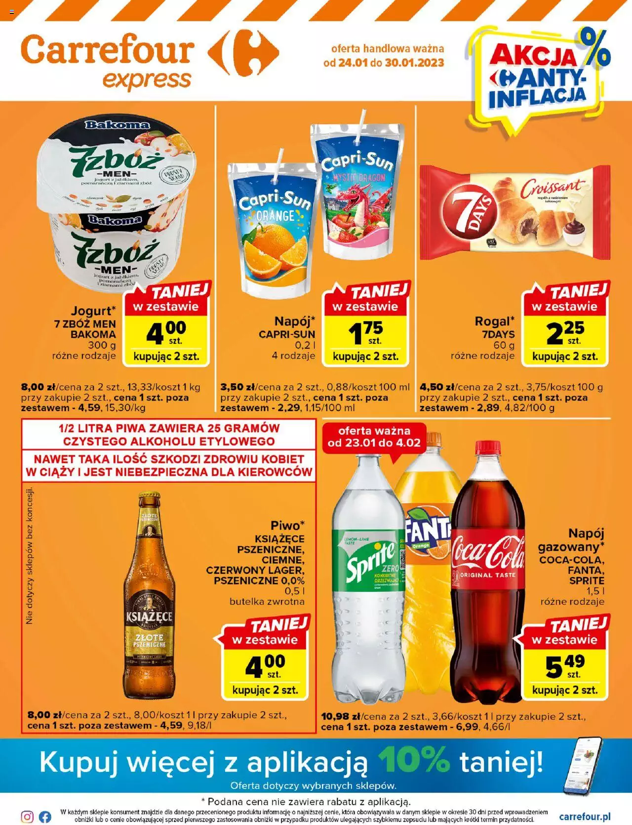 Carrefour Express Gazetka ważna od 24.01.2023 do 30.01.2023 strona 1