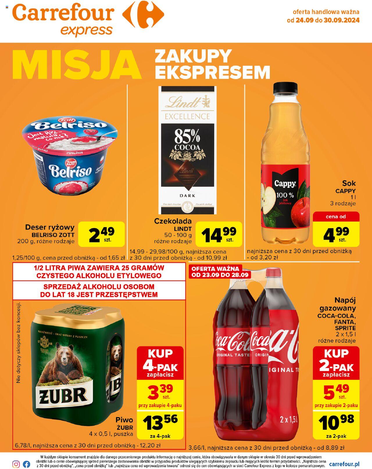 Carrefour Express Gazetka ważna od 24.09.2024 do 30.09.2024 strona 2