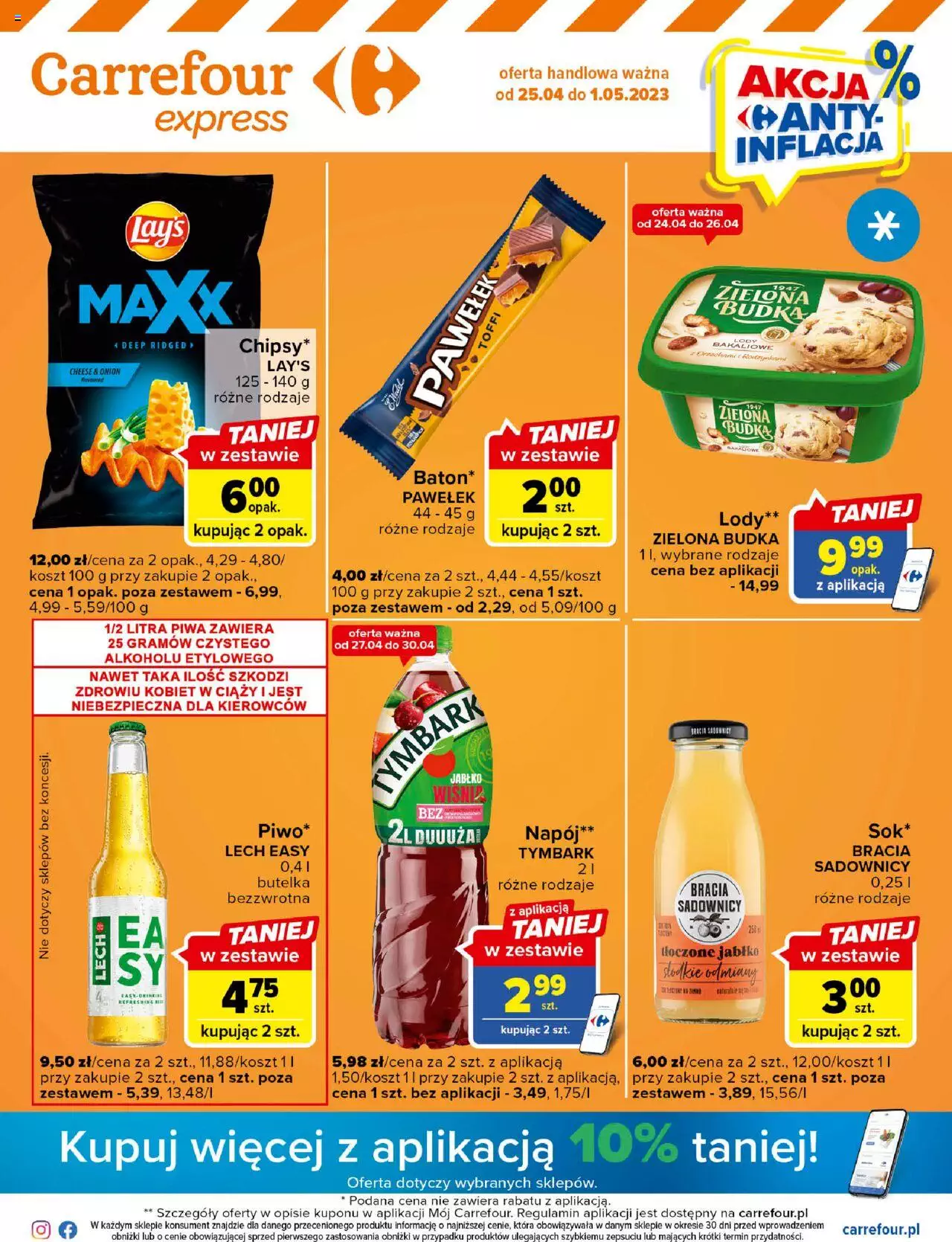 Carrefour Express Gazetka ważna od 25.04.2023 do 01.05.2023 strona 1