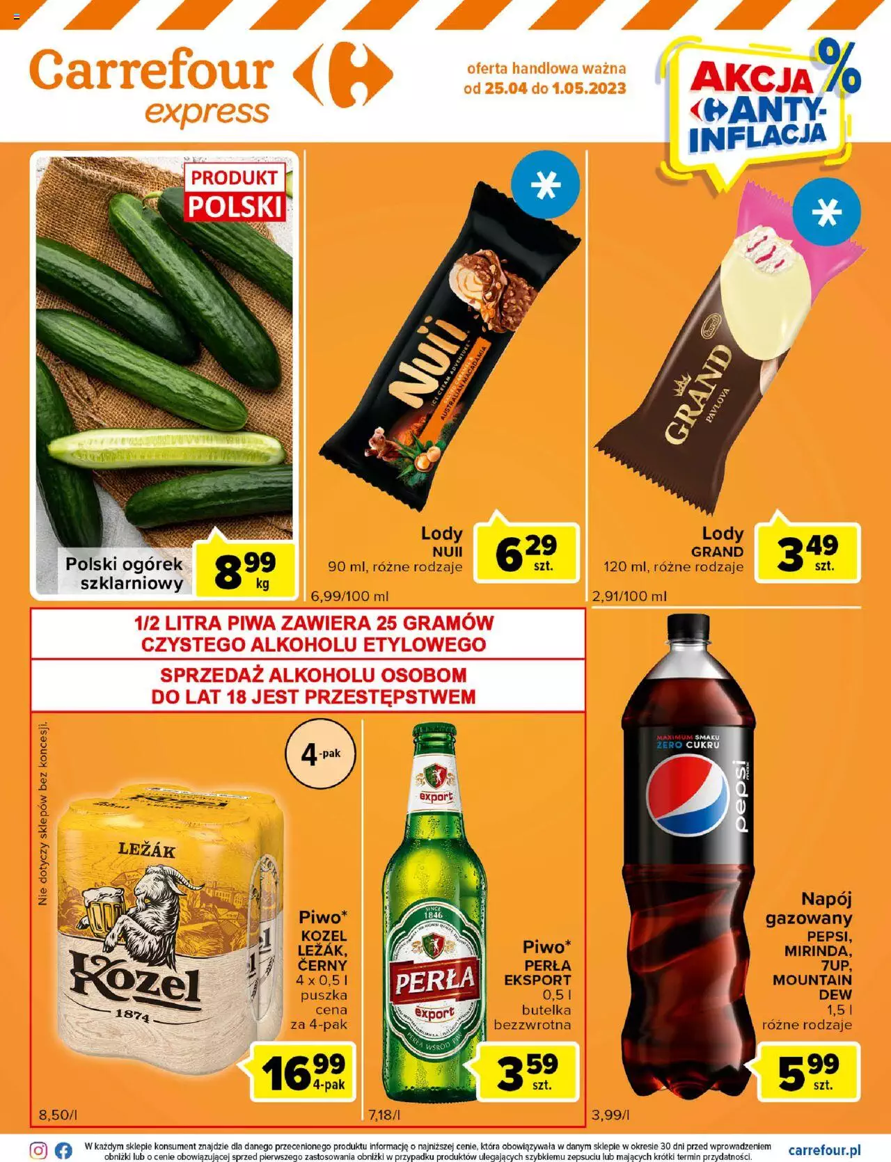 Carrefour Express Gazetka ważna od 25.04.2023 do 01.05.2023 strona 2