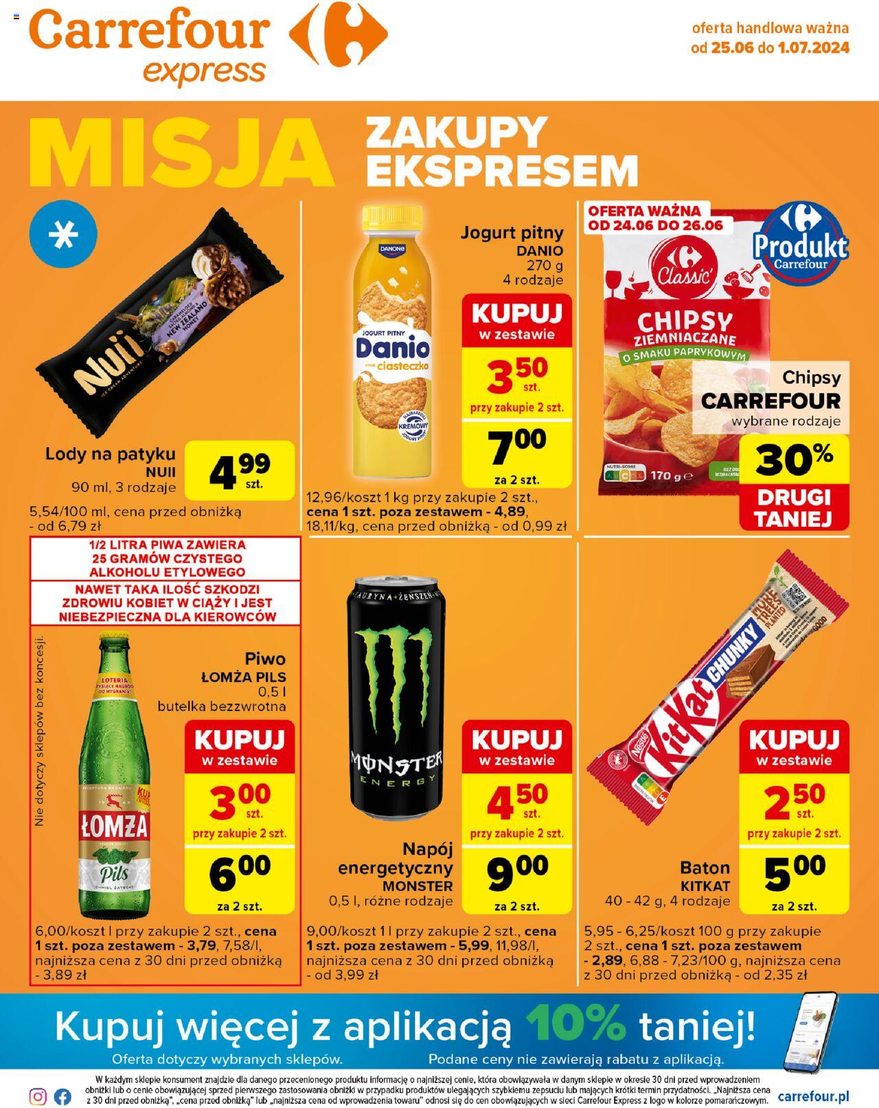 Carrefour Express Gazetka ważna od 25.06.2024 do 01.07.2024 strona 1