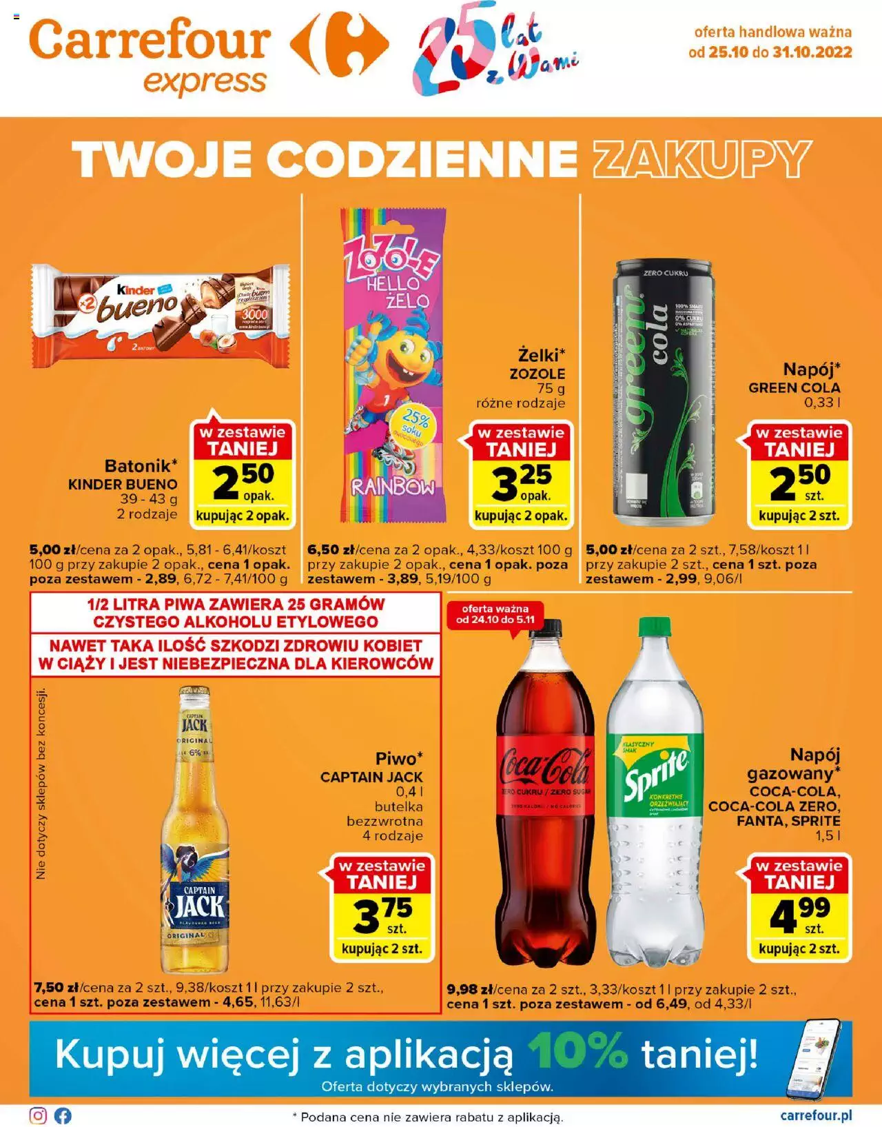 Carrefour Express gazetka ważna od 25.10.2022 do 31.10.2022 strona 1