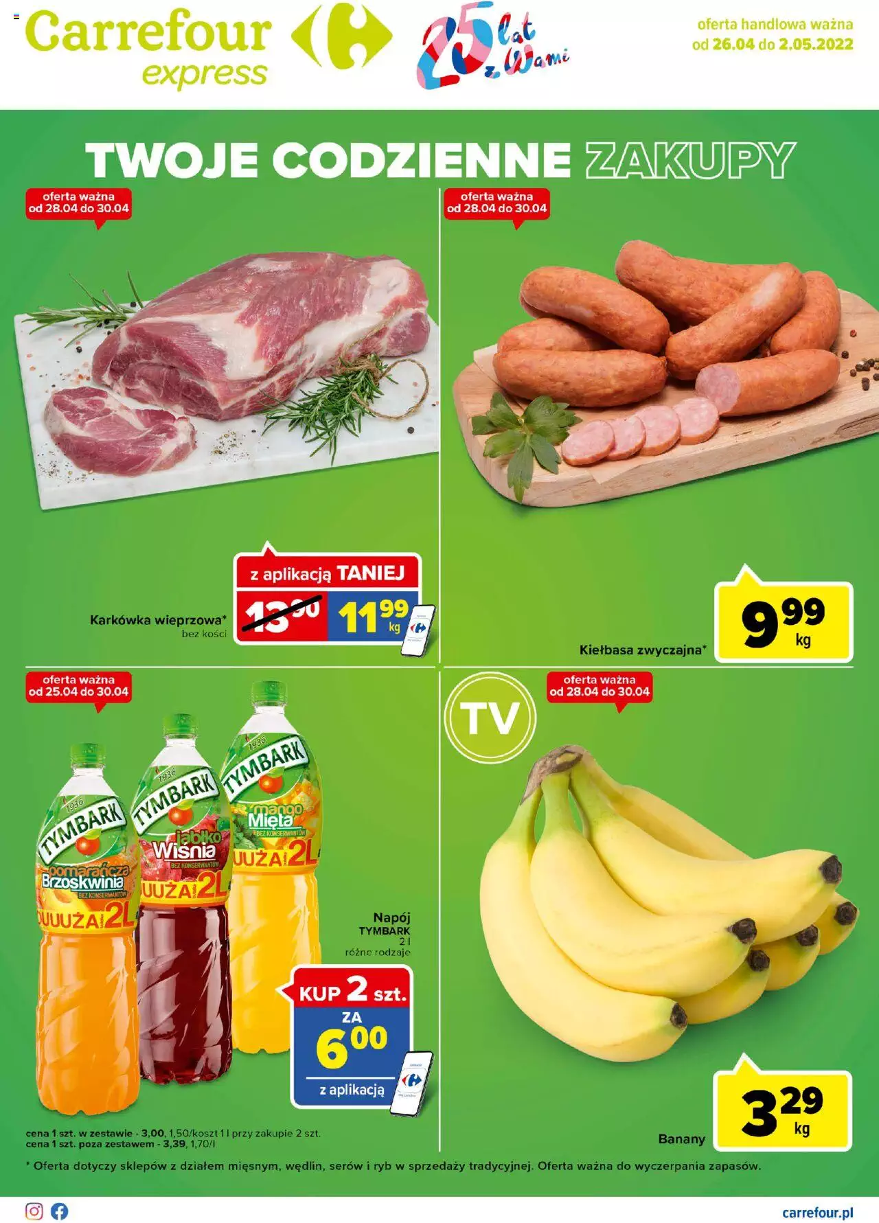 Carrefour Express gazetka ważna od  26.04.2022 do  02.05.2022 strona 1