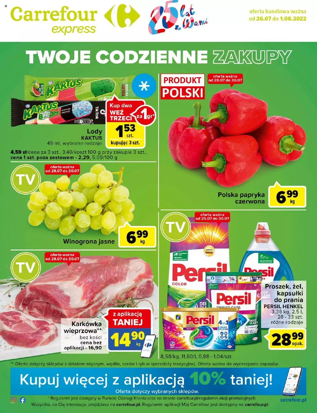 Carrefour Express gazetka ważna od 26.07.2022 do 01.08.2022 strona 1