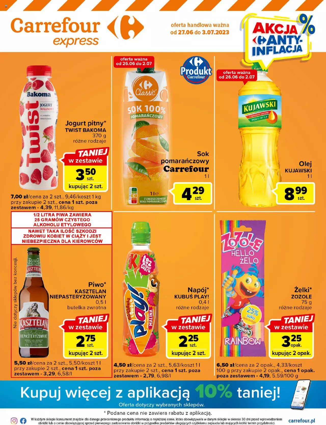 Carrefour Express  Gazetka ważna od 27.06.2023 do 03.07.2023 strona 1