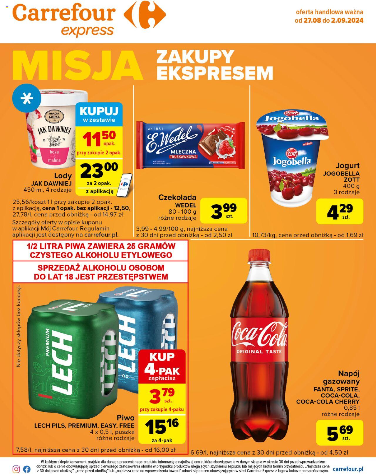 Carrefour Express Gazetka ważna od 27.08.2024 do 02.09.2024 strona 2