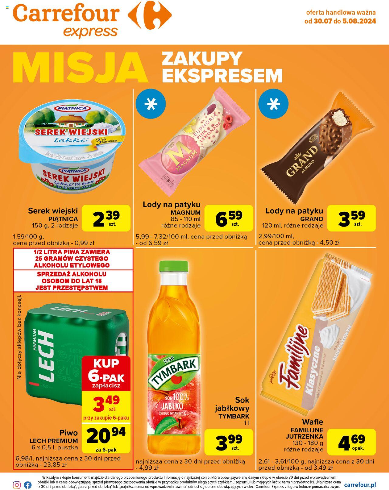 Carrefour Express Gazetka ważna od 30.07.2024 do 05.08.2024 strona 2