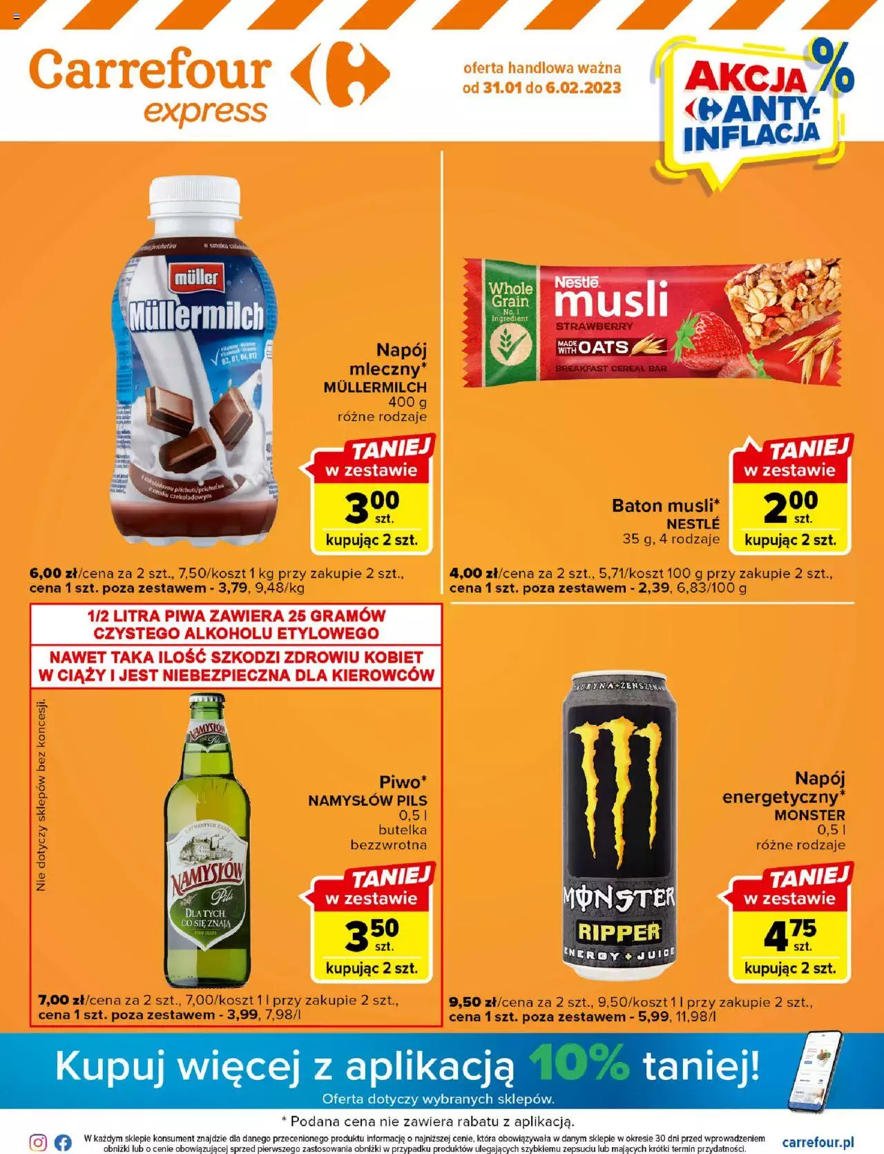 Carrefour Express  Gazetka ważna od 31.01.2023 do  06.02.2023 strona 1
