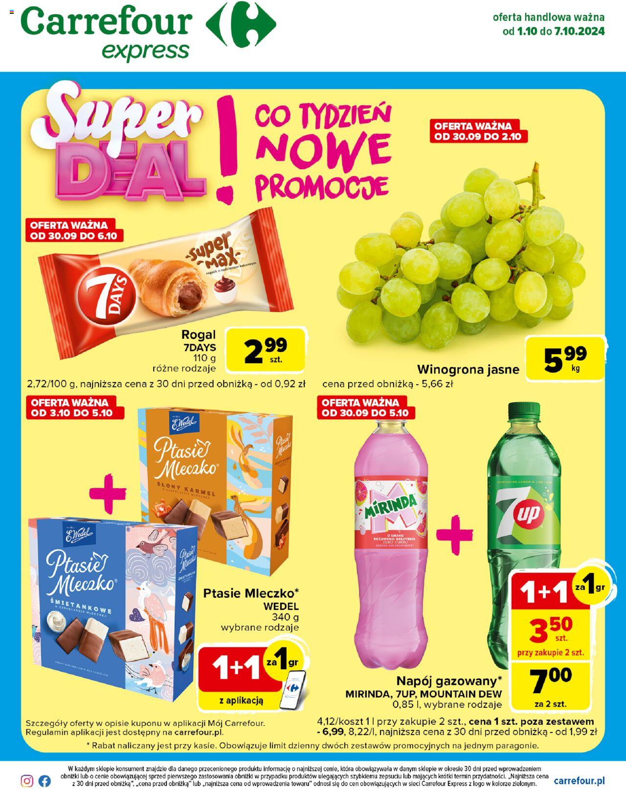 Carrefour Express II Gazetka ważna od 01.10.2024 do 07.10.2024 strona 2