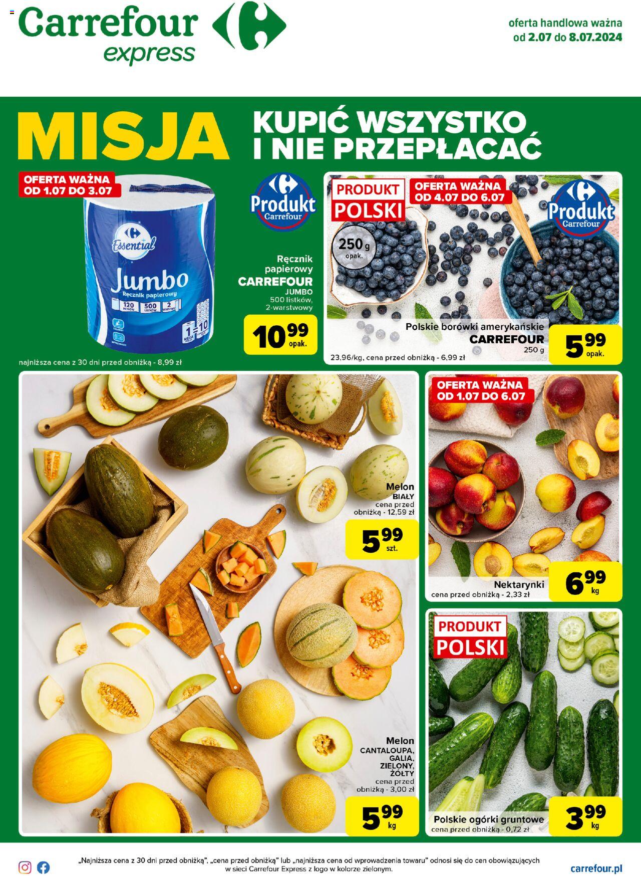 Carrefour Express II Gazetka ważna od 02.07.2024 do 08.07.2024 strona 1