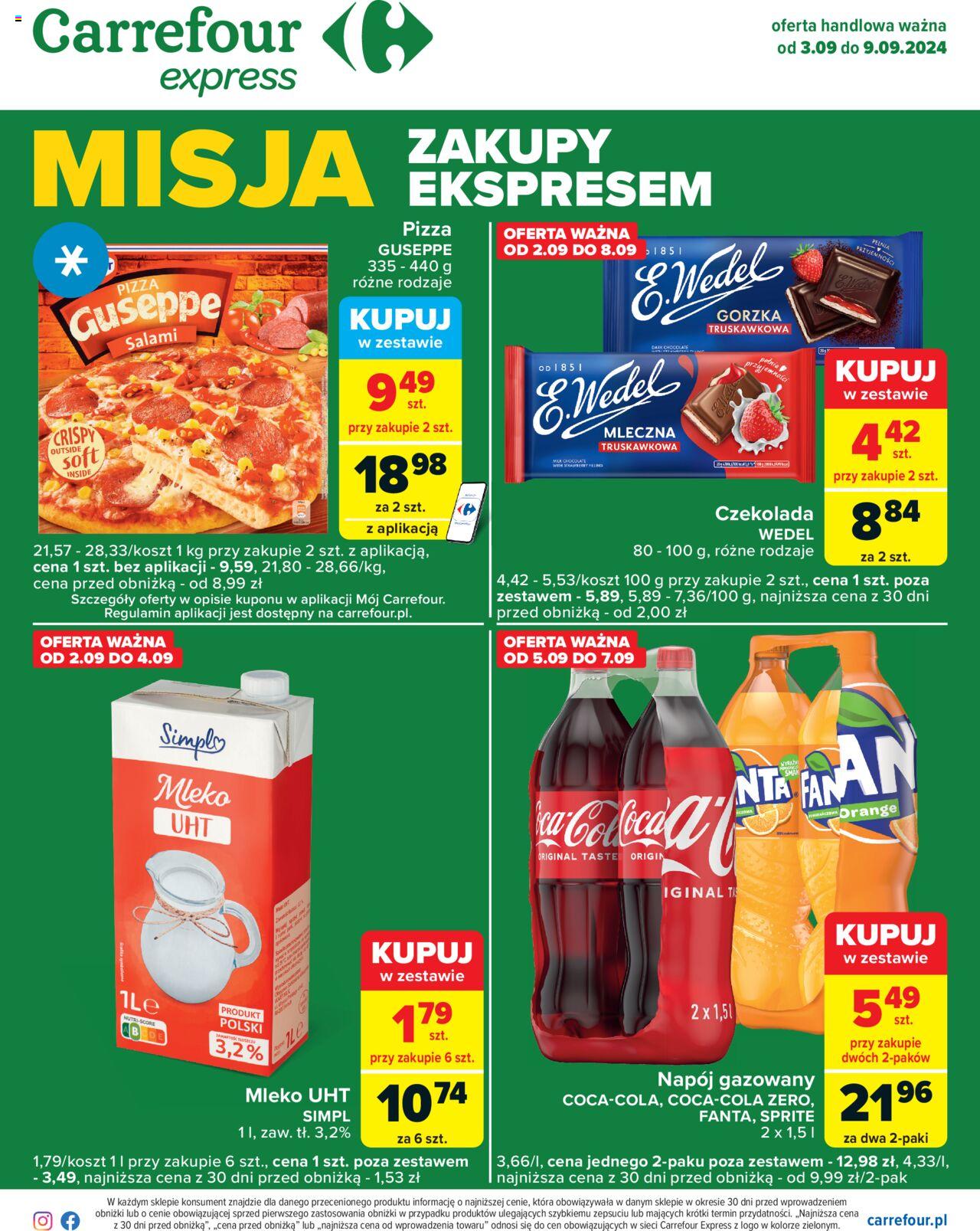 Carrefour Express II Gazetka ważna od 03.09.2024 do 09.09.2024 strona 1