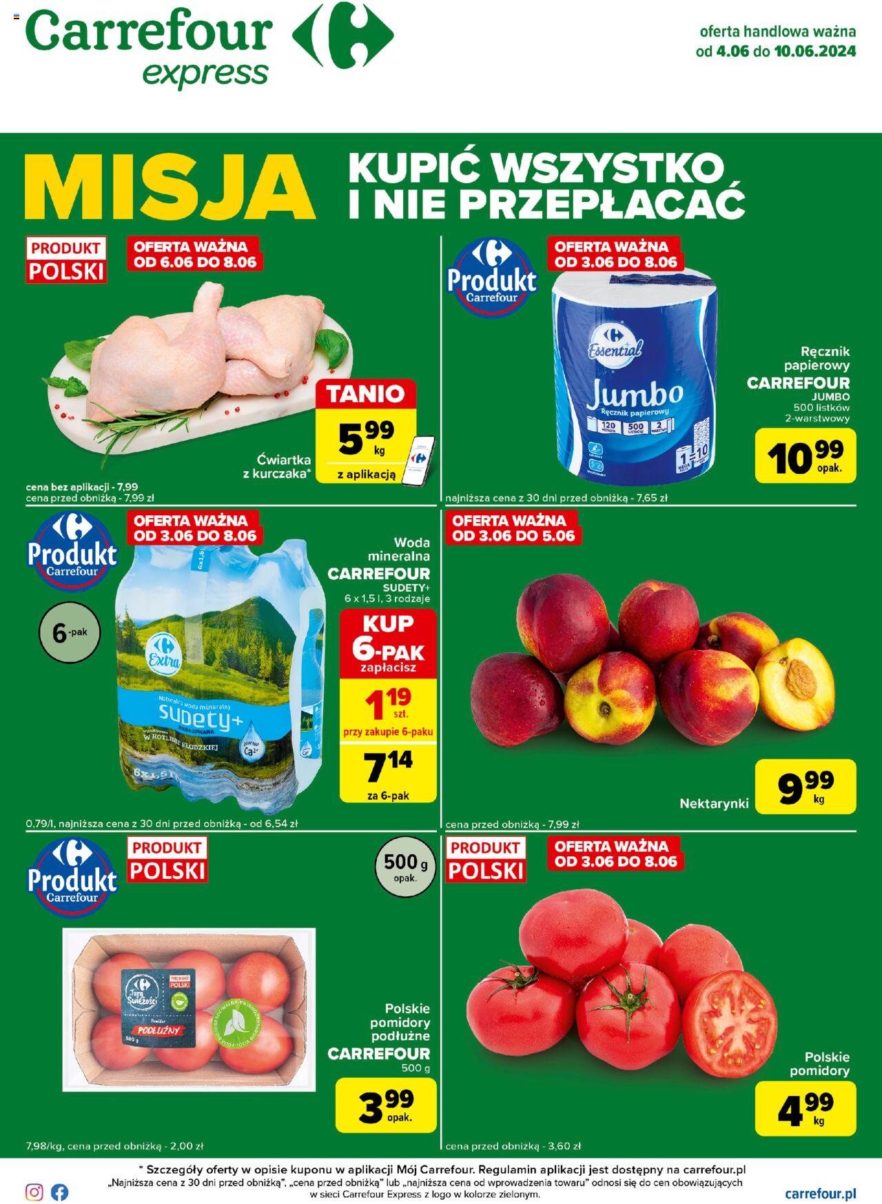 Carrefour Express II Gazetka ważna od 04.06.2024 do 10.06.2024 strona 1