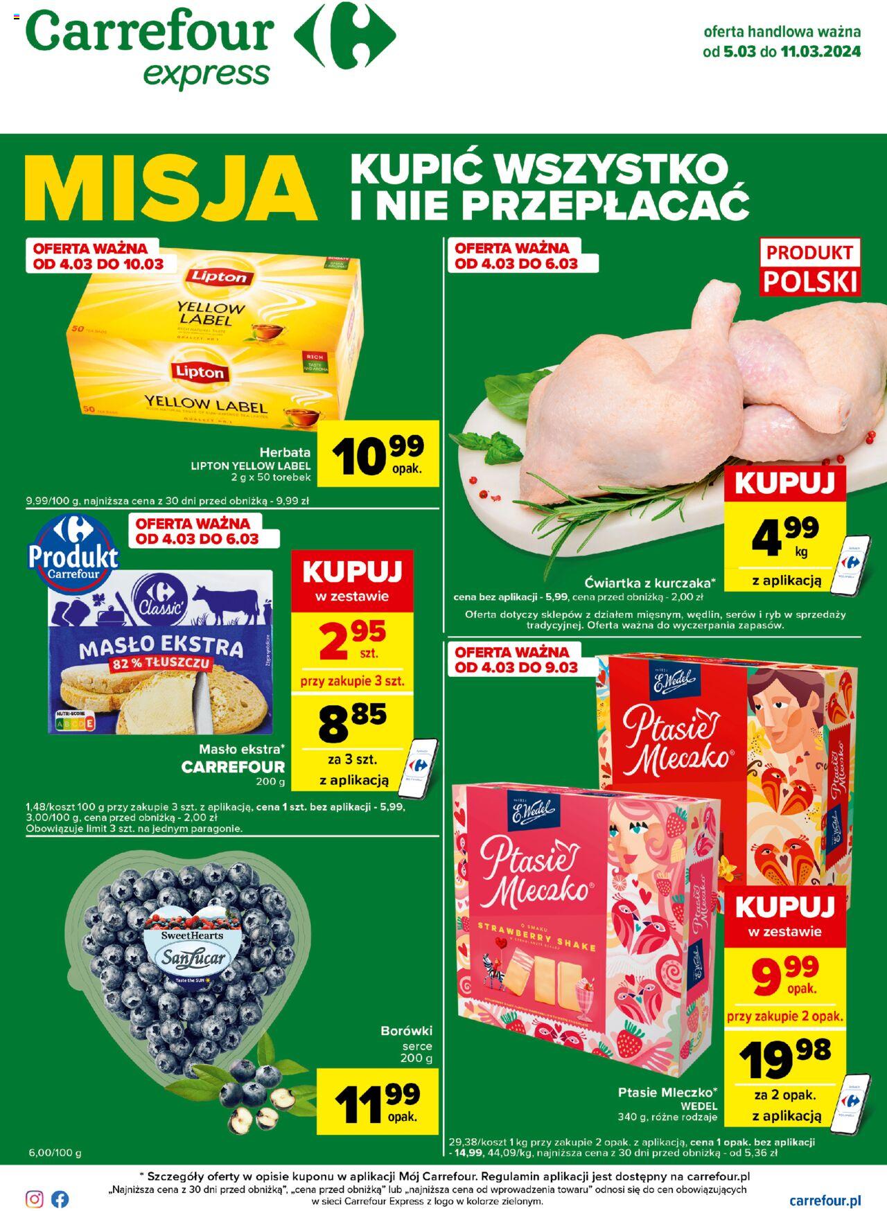 Carrefour Express II Gazetka ważna od 05.03.2024 do 11.03.2024 strona 1