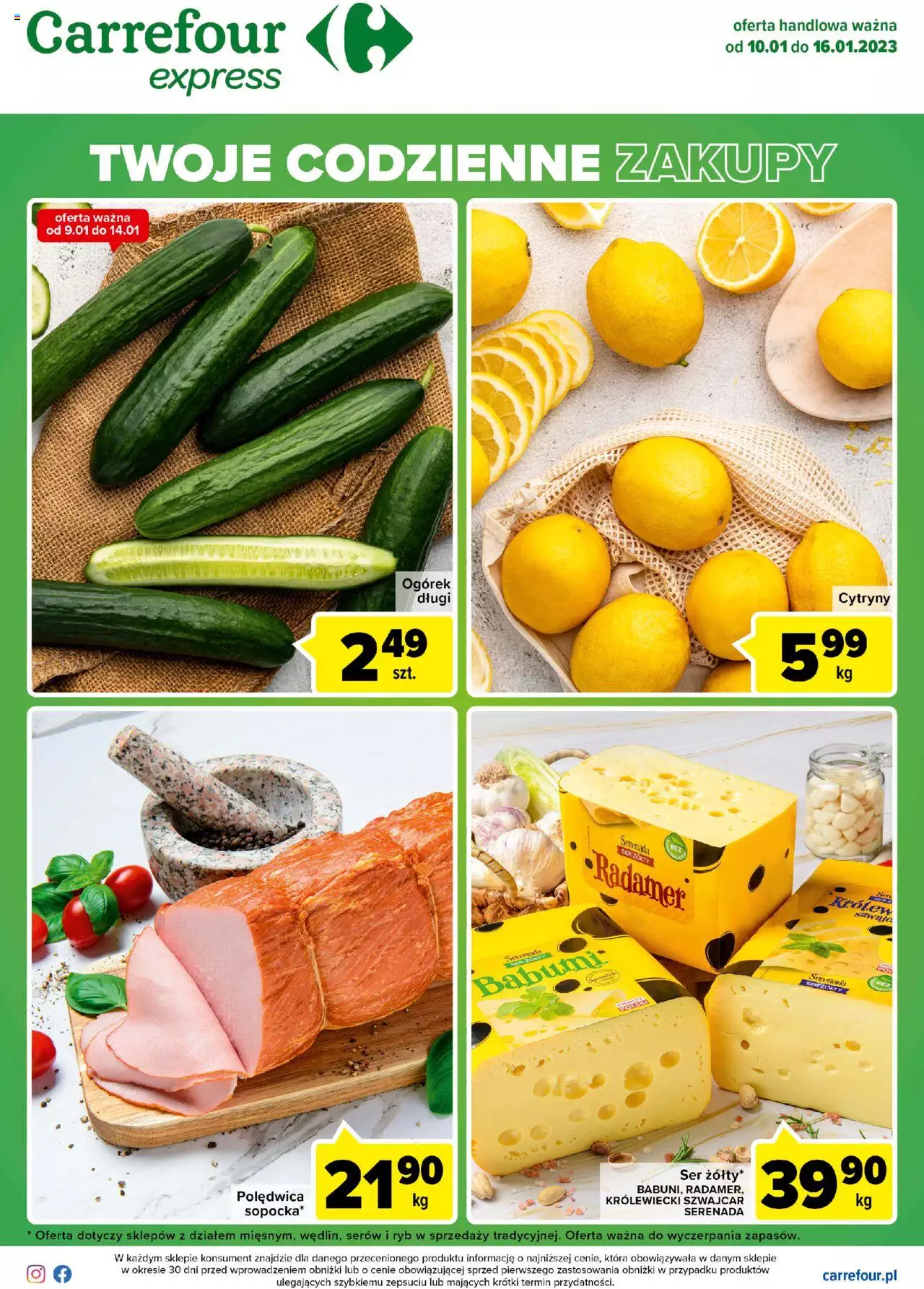 Carrefour Express II Gazetka ważna od 10.01.2023 do 16.01.2023 strona 1