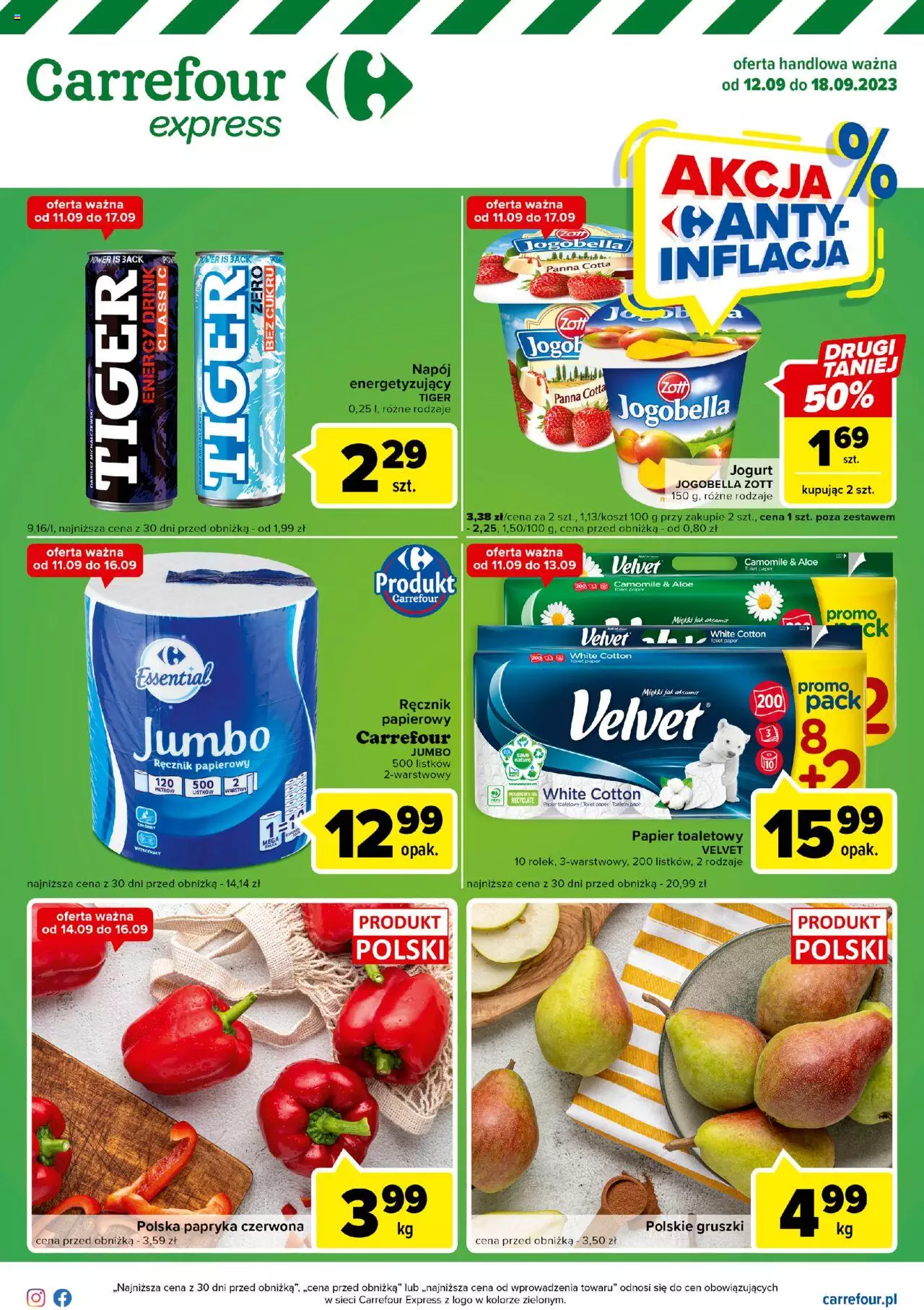 Carrefour Express II Gazetka ważna od 12.09.2023 do 18.09.2023 strona 1