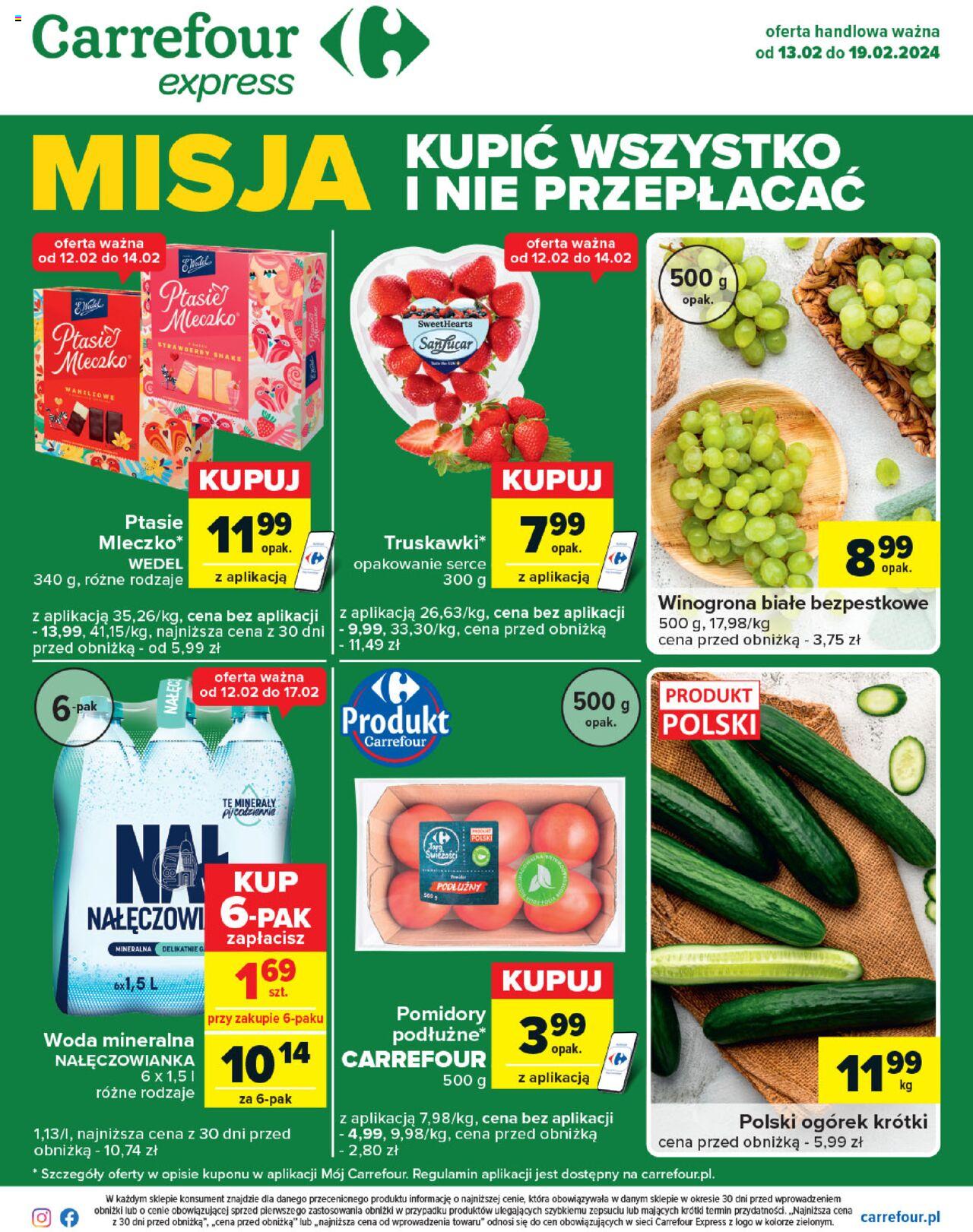 Carrefour Express II Gazetka ważna od 13.02.2024 do 19.02.2024 strona 1