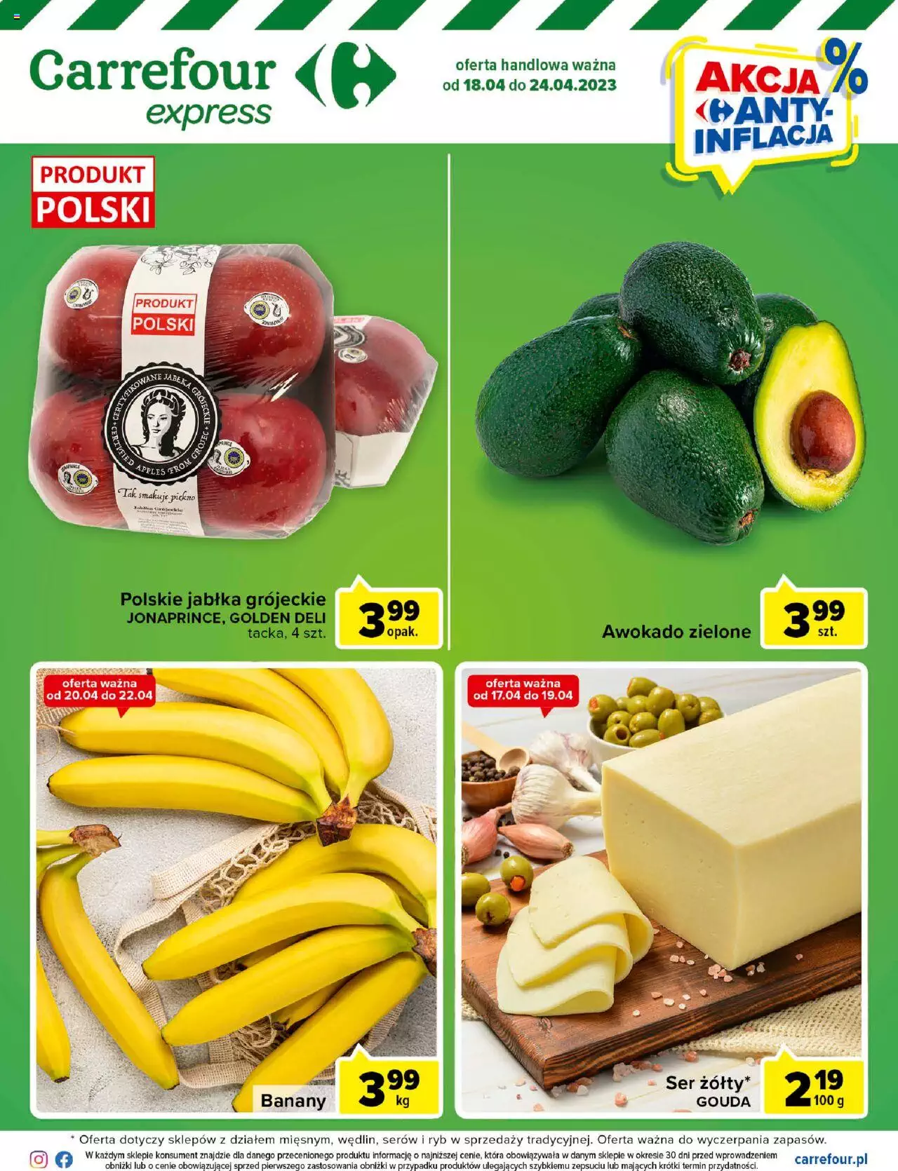 Carrefour Express II Gazetka  ważna od 18.04.2023 do 24.04.2023 strona 1
