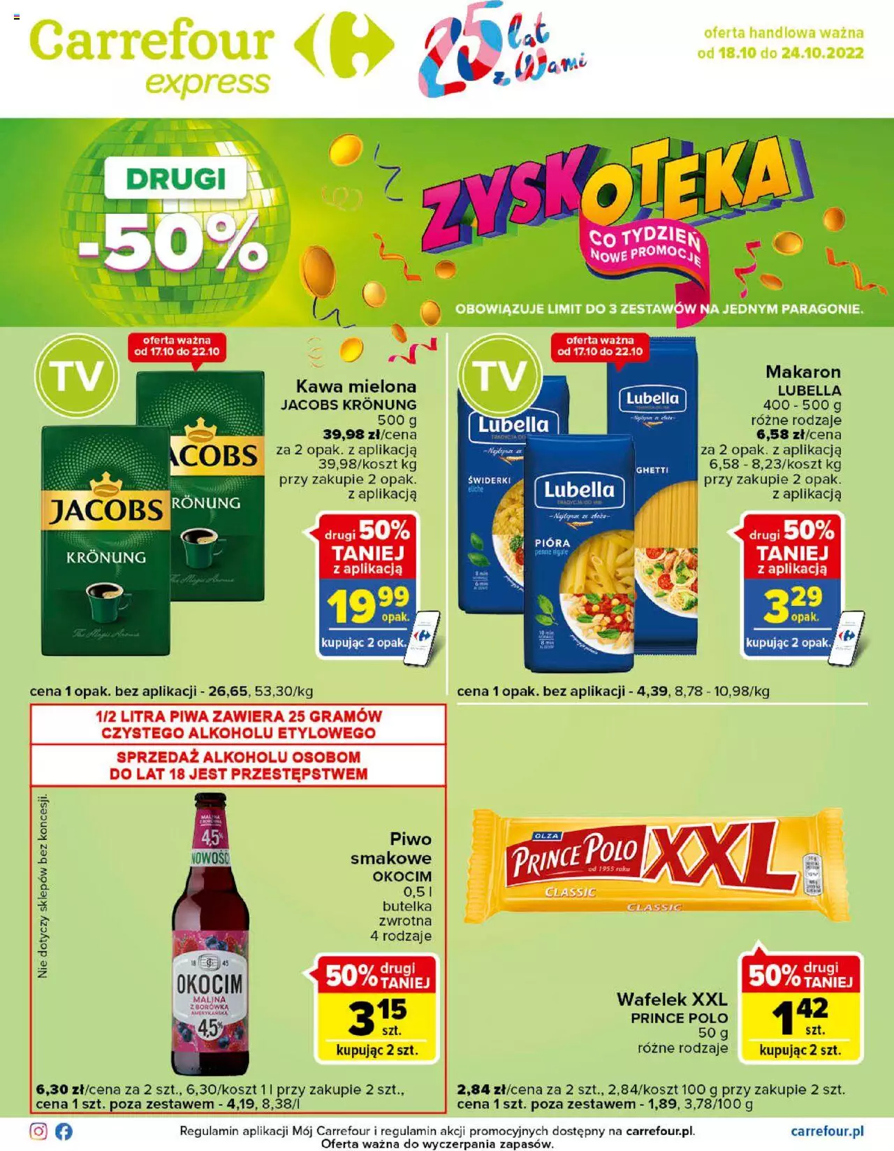 Carrefour Express II gazetka ważna od 18.10.2022 do 24.10.2022 strona 1