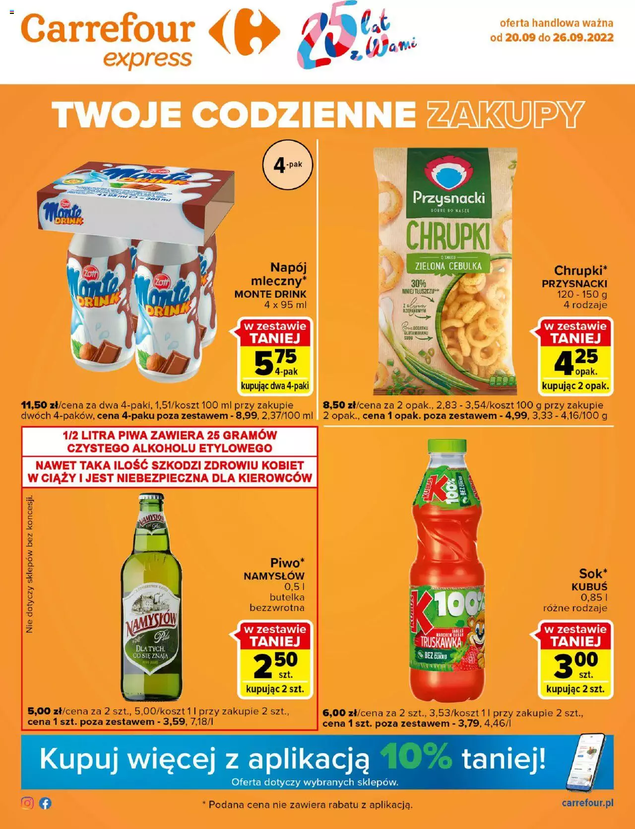 Carrefour Express II gazetka ważna od 20.09.2022 do 26.09.2022 strona 1