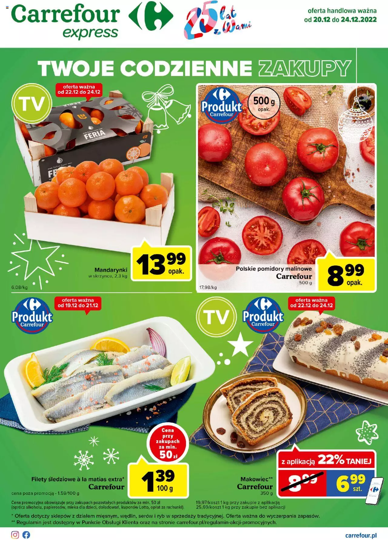 Carrefour Express II Gazetka ważna od 20.12.2022 do 24.12.2022 strona 1