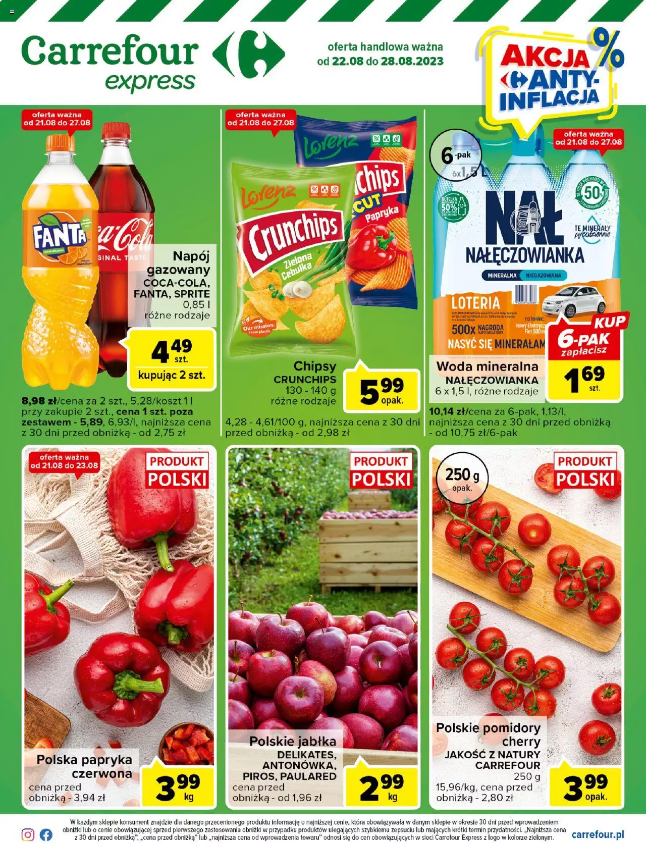 Carrefour Express II Gazetka ważna od 22.08.2023 do 28.08.2023 strona 1