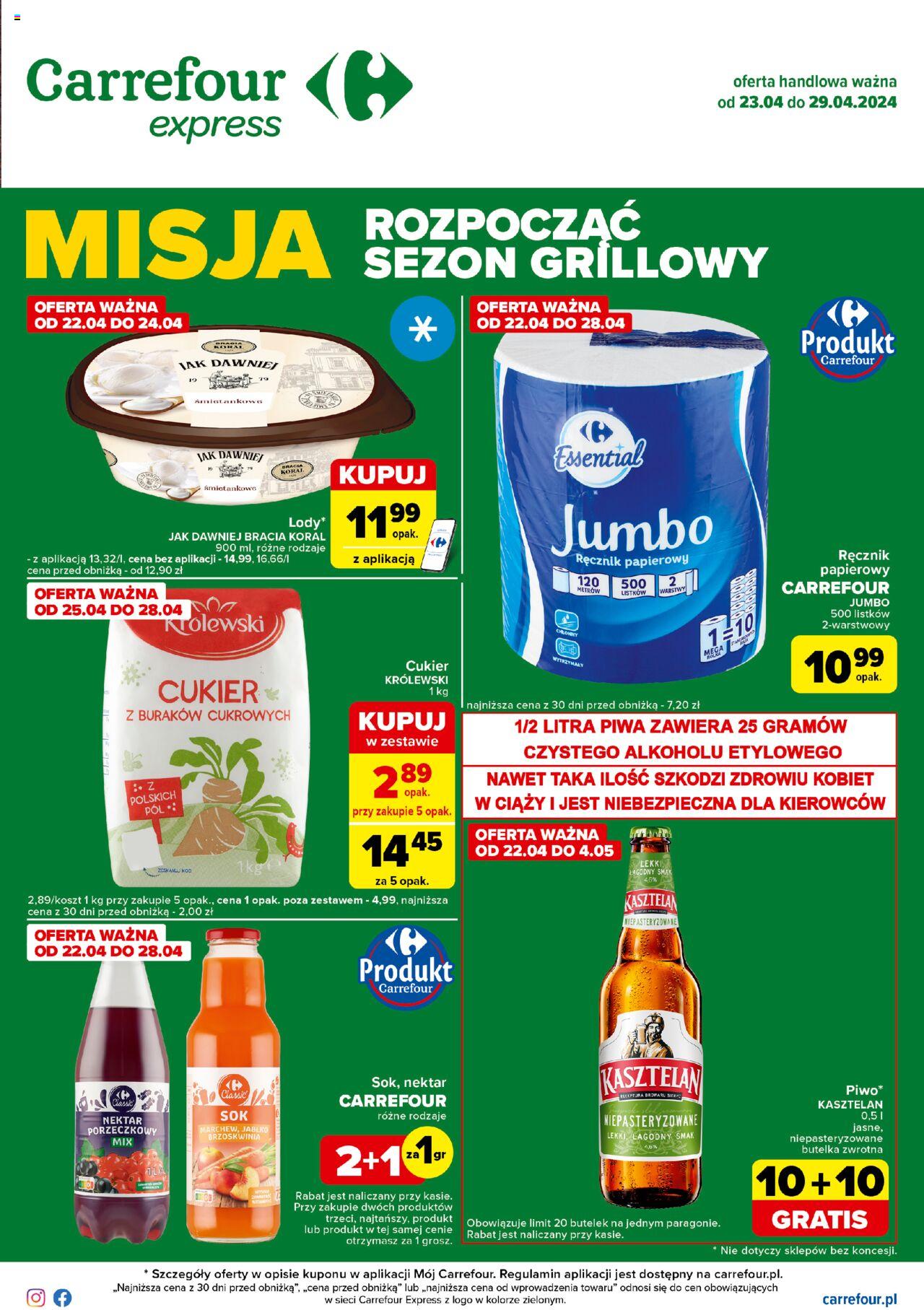 Carrefour Express II Gazetka ważna od 23.04.2024 do 29.04.2024 strona 1