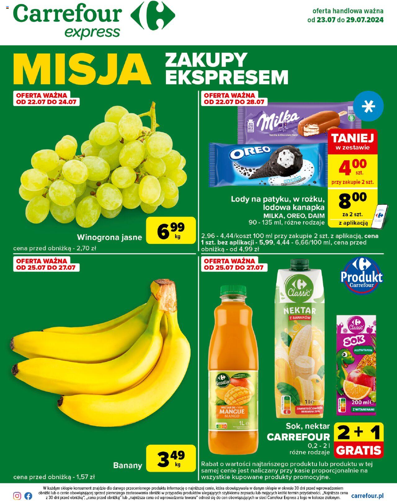 Carrefour Express II Gazetka ważna od 23.07.2024 do 29.07.2024 strona 1