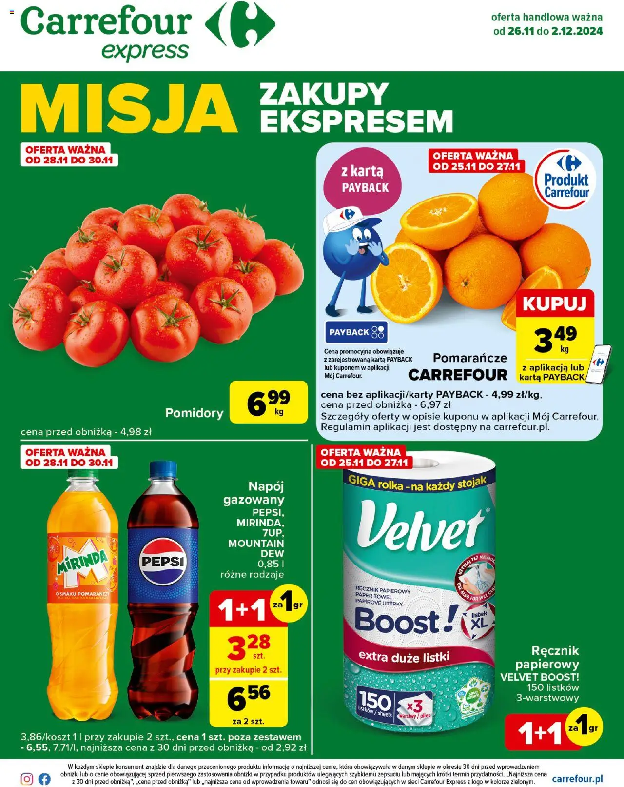 Carrefour Express II gazetka ważna od 26.11.2024 do 02.12.2024 strona 1