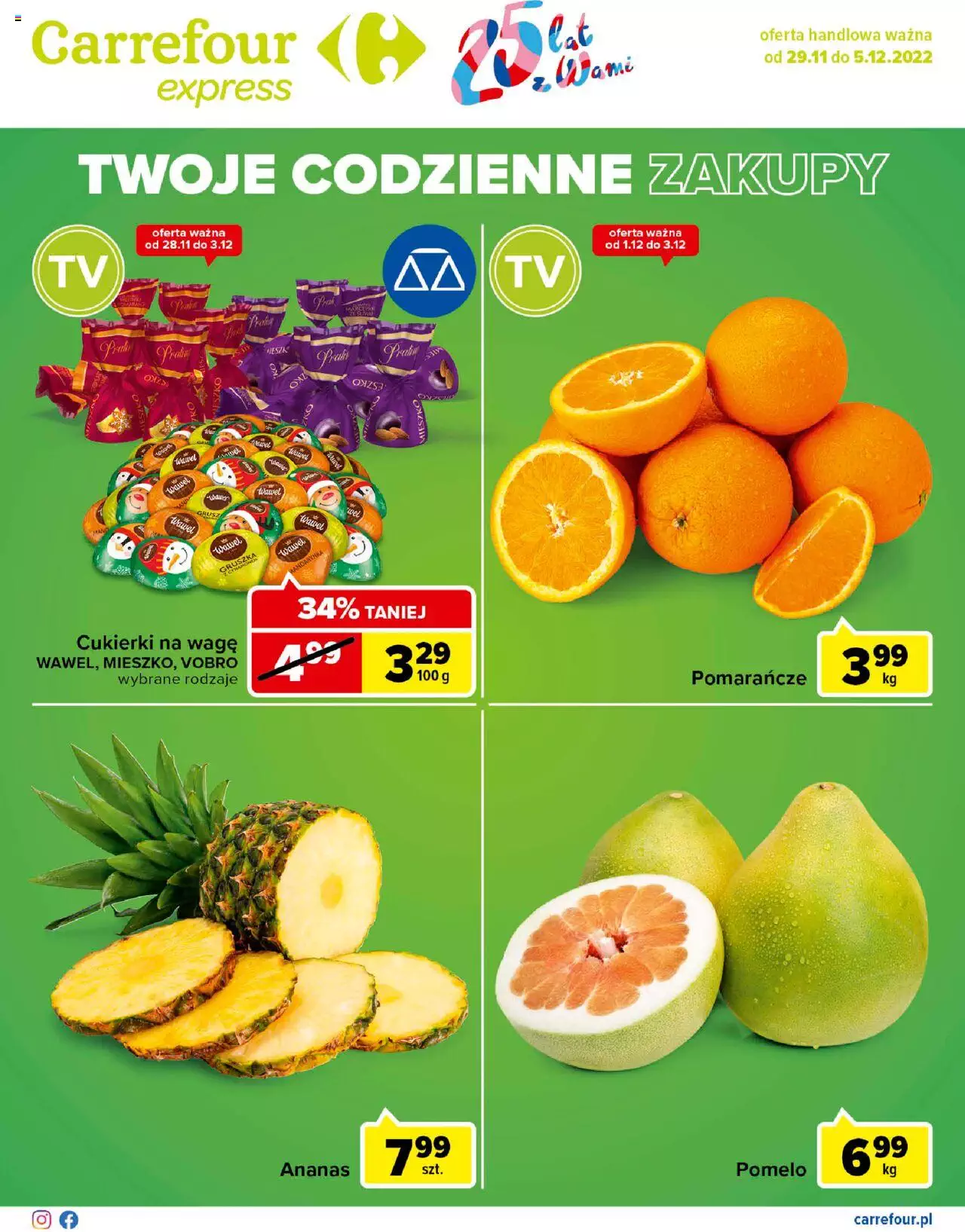Carrefour Express II Gazetka ważna od 29.11.2022 do 05.12.2022 strona 1