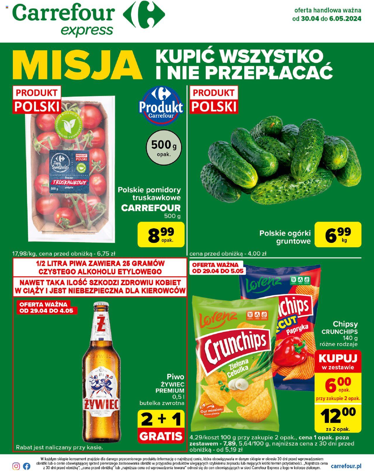 Carrefour Express II Gazetka ważna od 30.04.2024 do 06.05.2024 strona 1