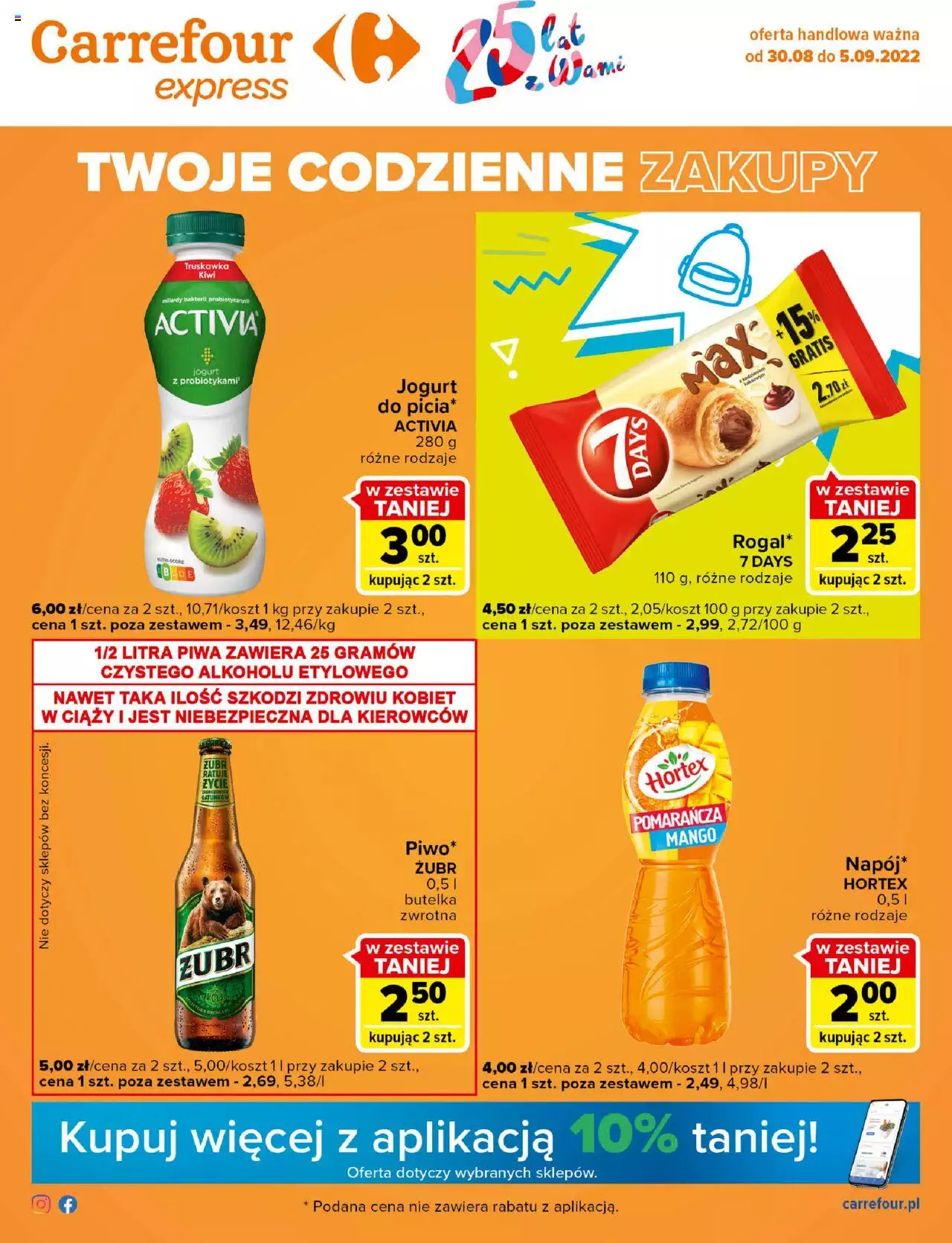 Carrefour Express II gazetka ważna od 30.08.2022 do 05.09.2022 strona 1