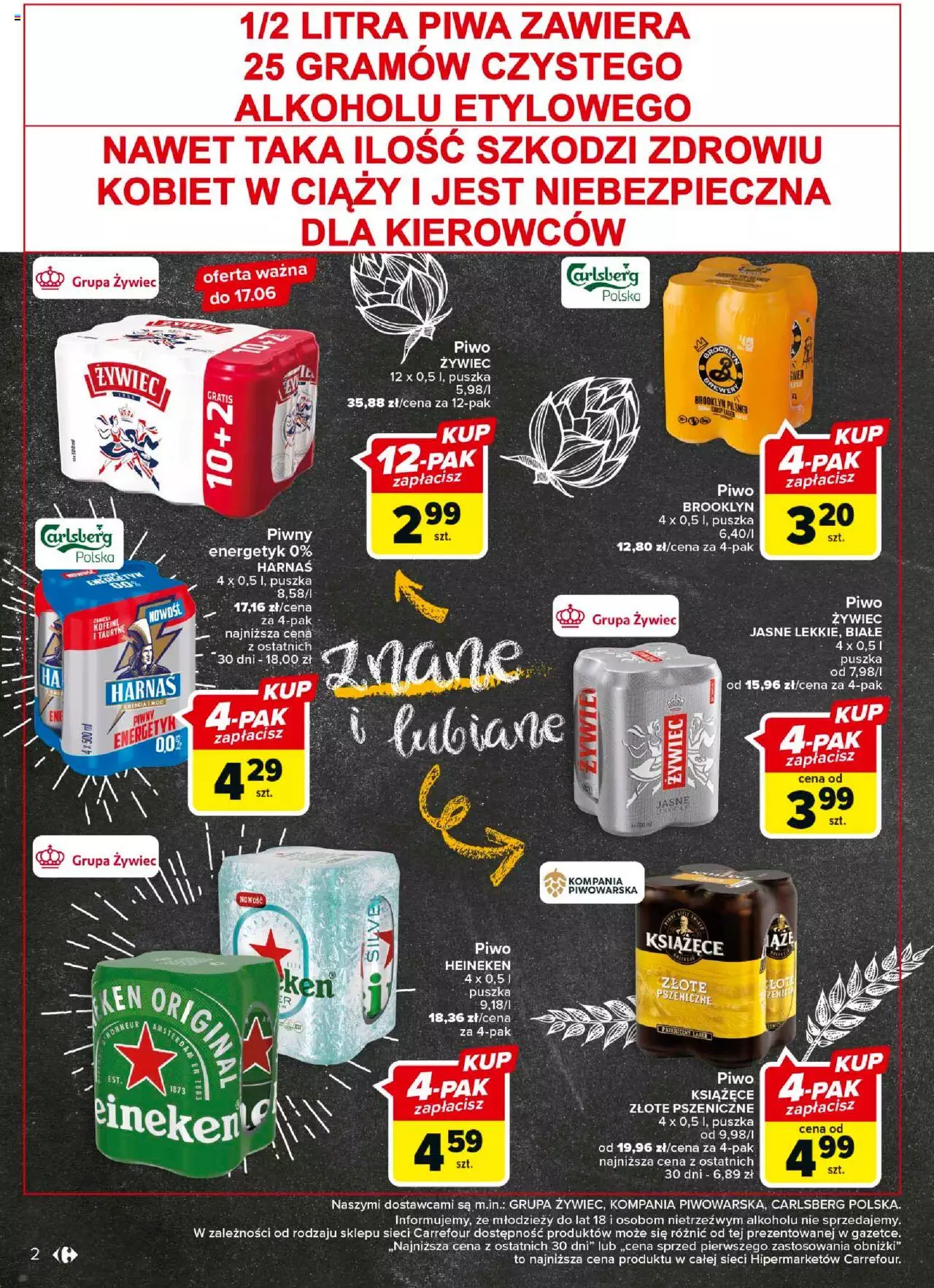 Carrefour Festiwal piwa Gazetka ważna od 06.06.2023 do 25.06.2023 strona 2