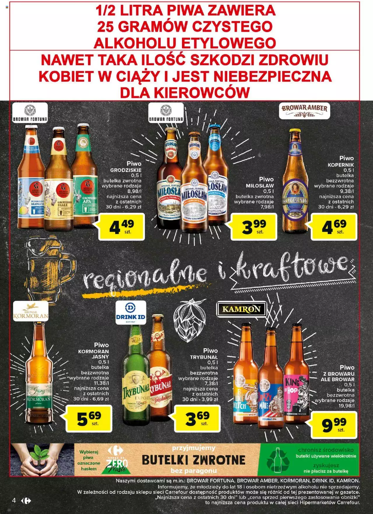 Carrefour Festiwal piwa Gazetka ważna od 06.06.2023 do 25.06.2023 strona 4