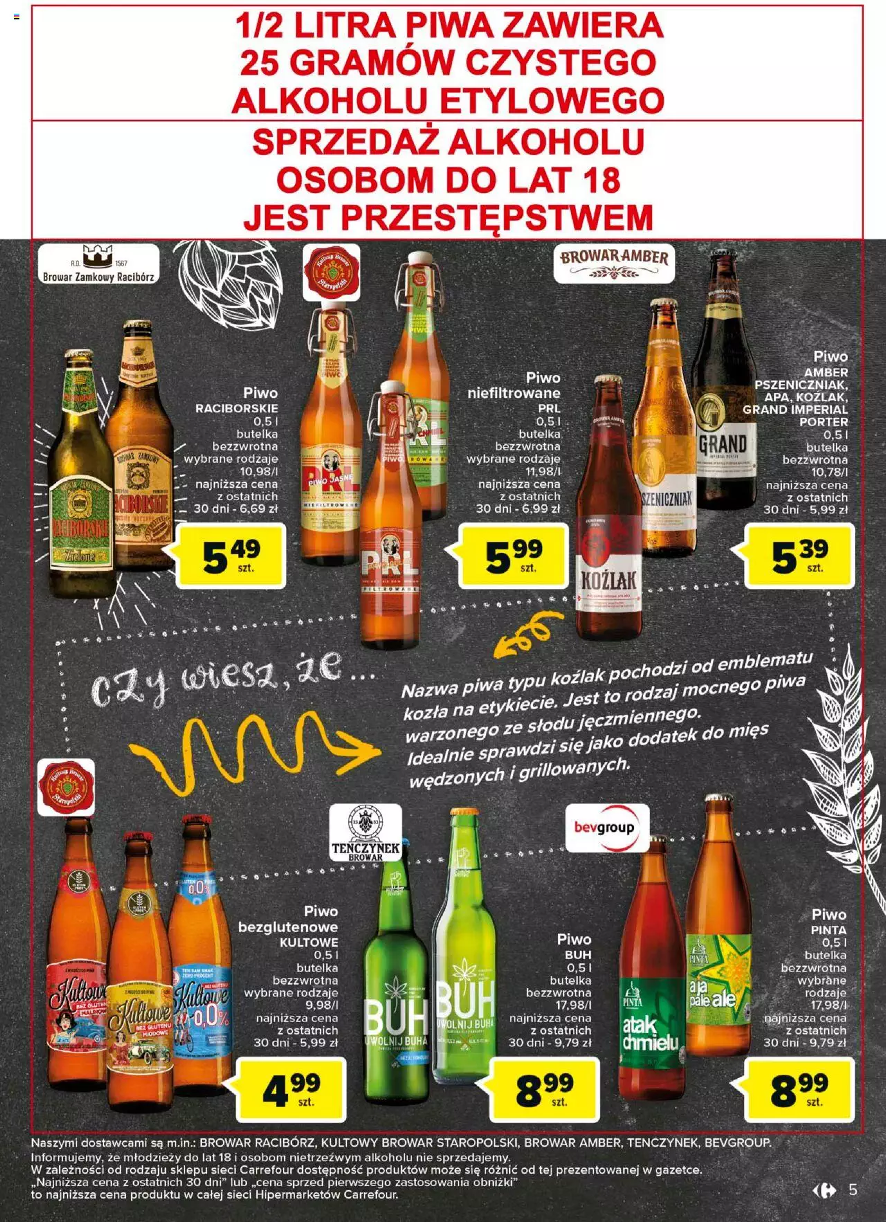Carrefour Festiwal piwa Gazetka ważna od 06.06.2023 do 25.06.2023 strona 5