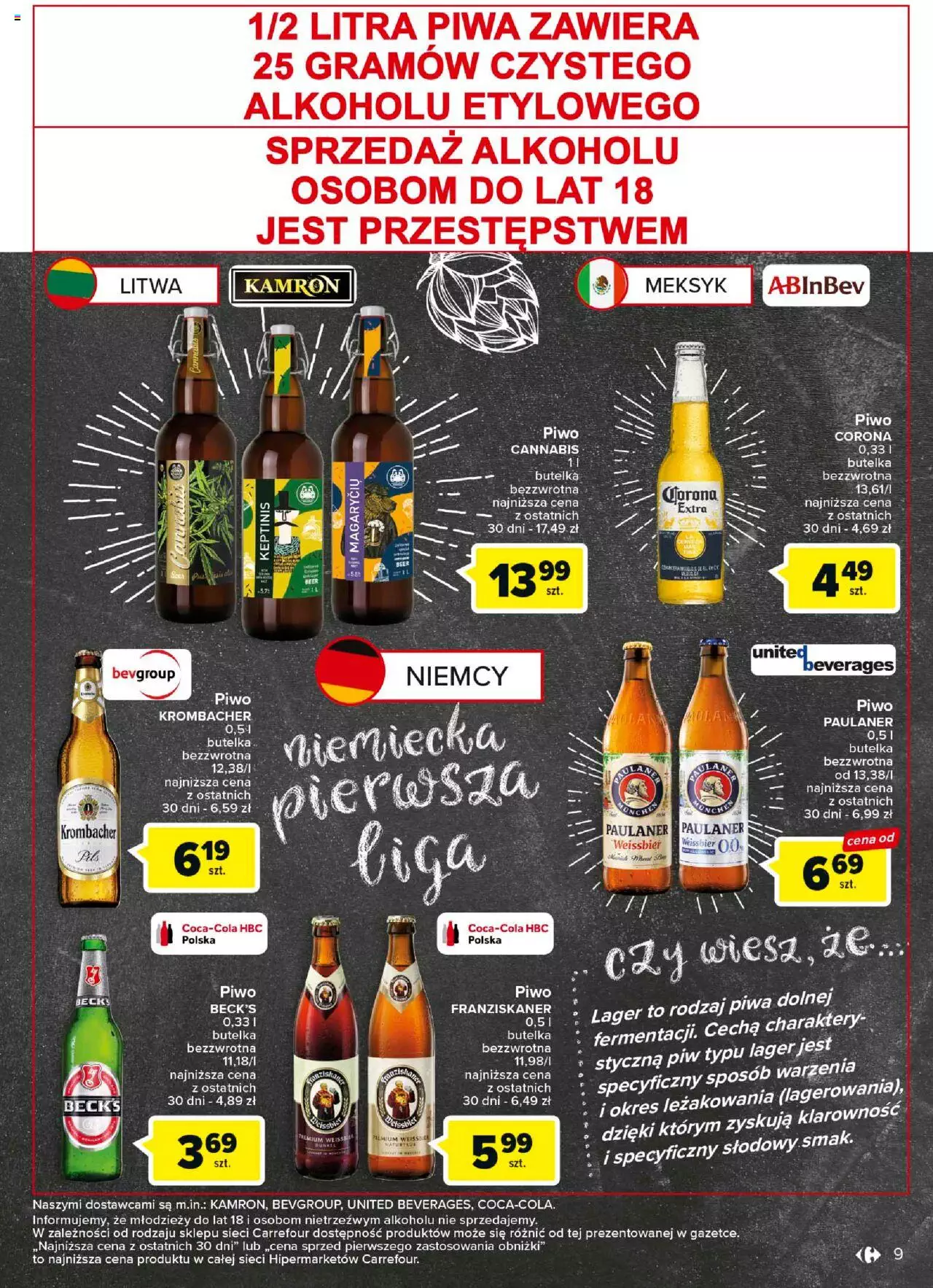 Carrefour Festiwal piwa Gazetka ważna od 06.06.2023 do 25.06.2023 strona 9