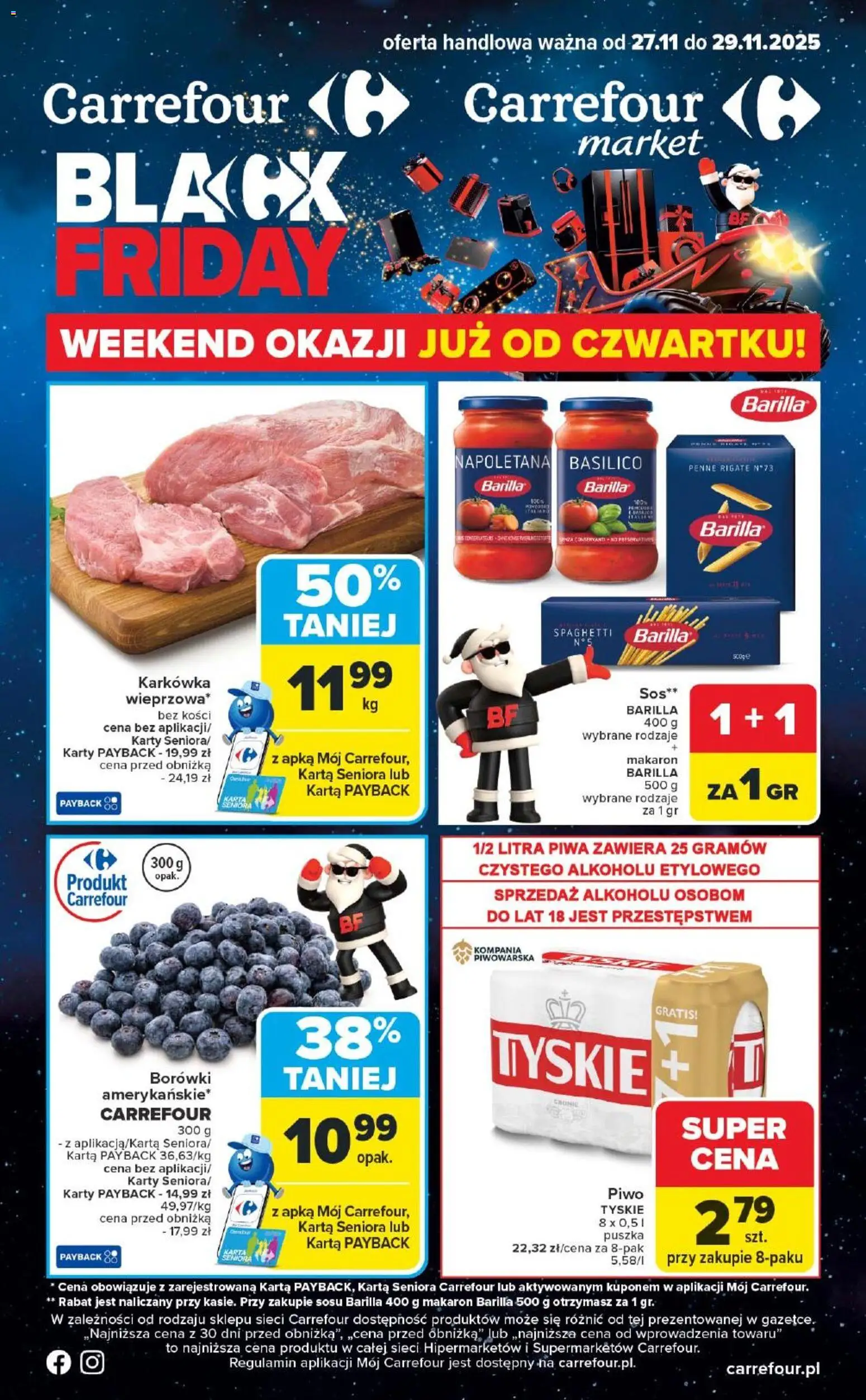 Carrefour gazetka  BLACK FRIDAY ważna  od  27.11.2025 do 29.11.2025 strona 1