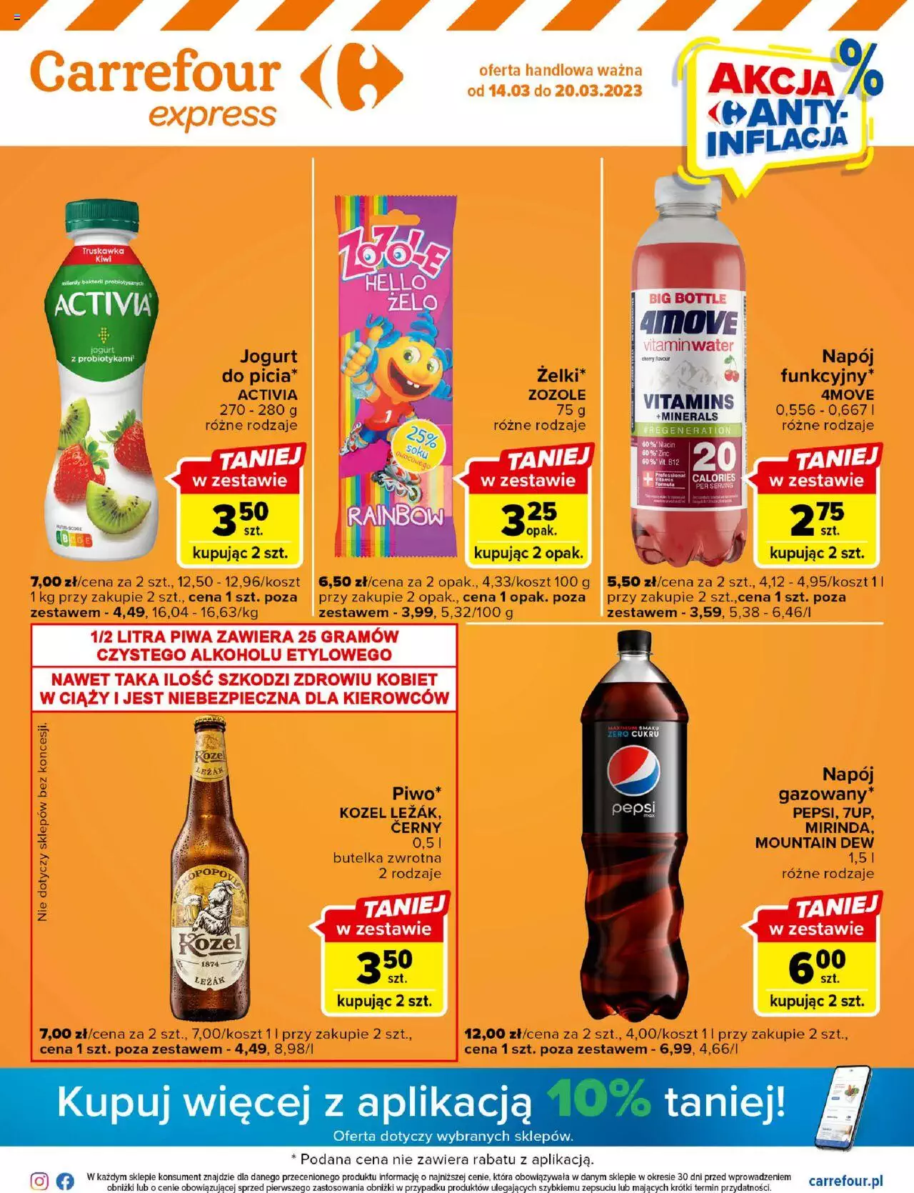 Carrefour Gazetka Express ważna od 14.03.2023 do 20.03.2023 strona 1
