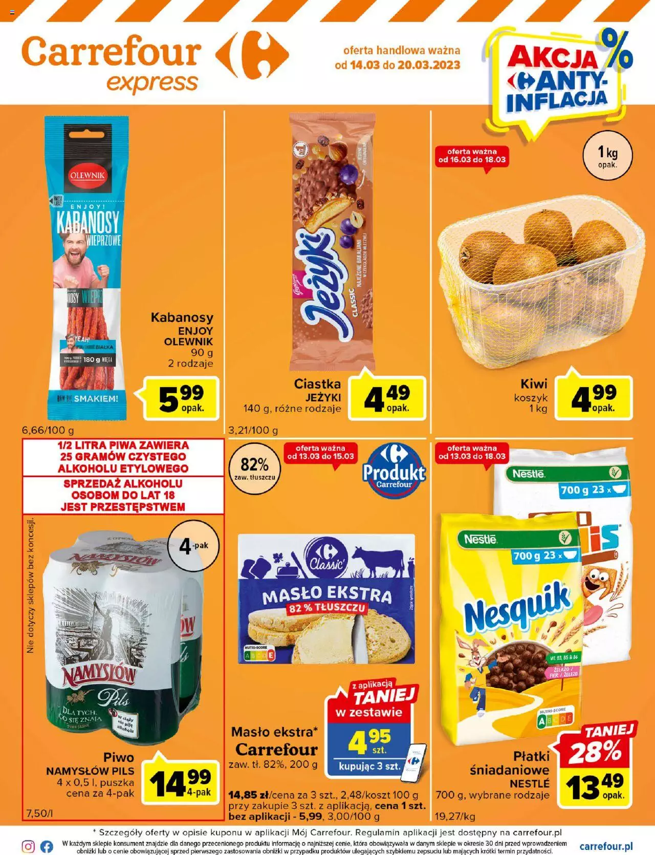 Carrefour Gazetka Express ważna od 14.03.2023 do 20.03.2023 strona 2