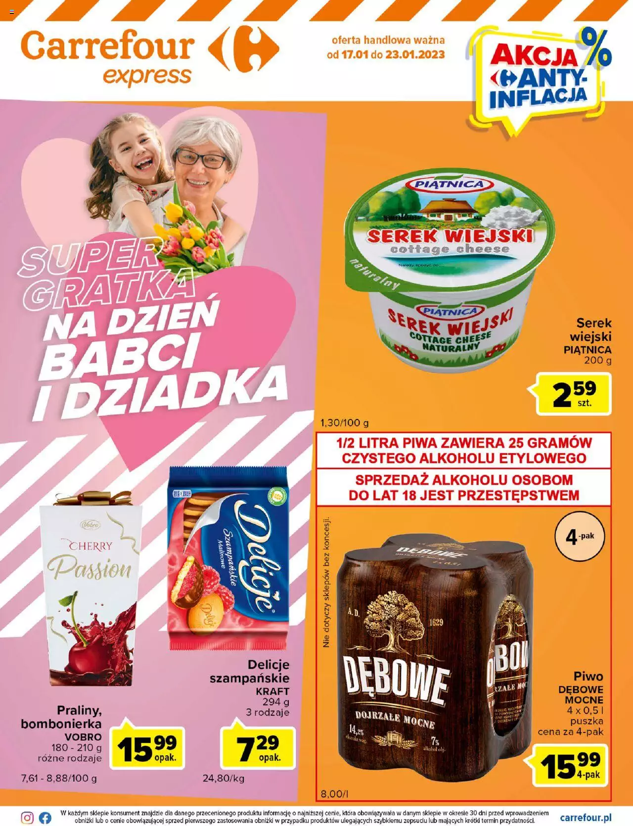 Carrefour Gazetka Express ważna  od 17.01.2023 do 23.01.2023 strona 2