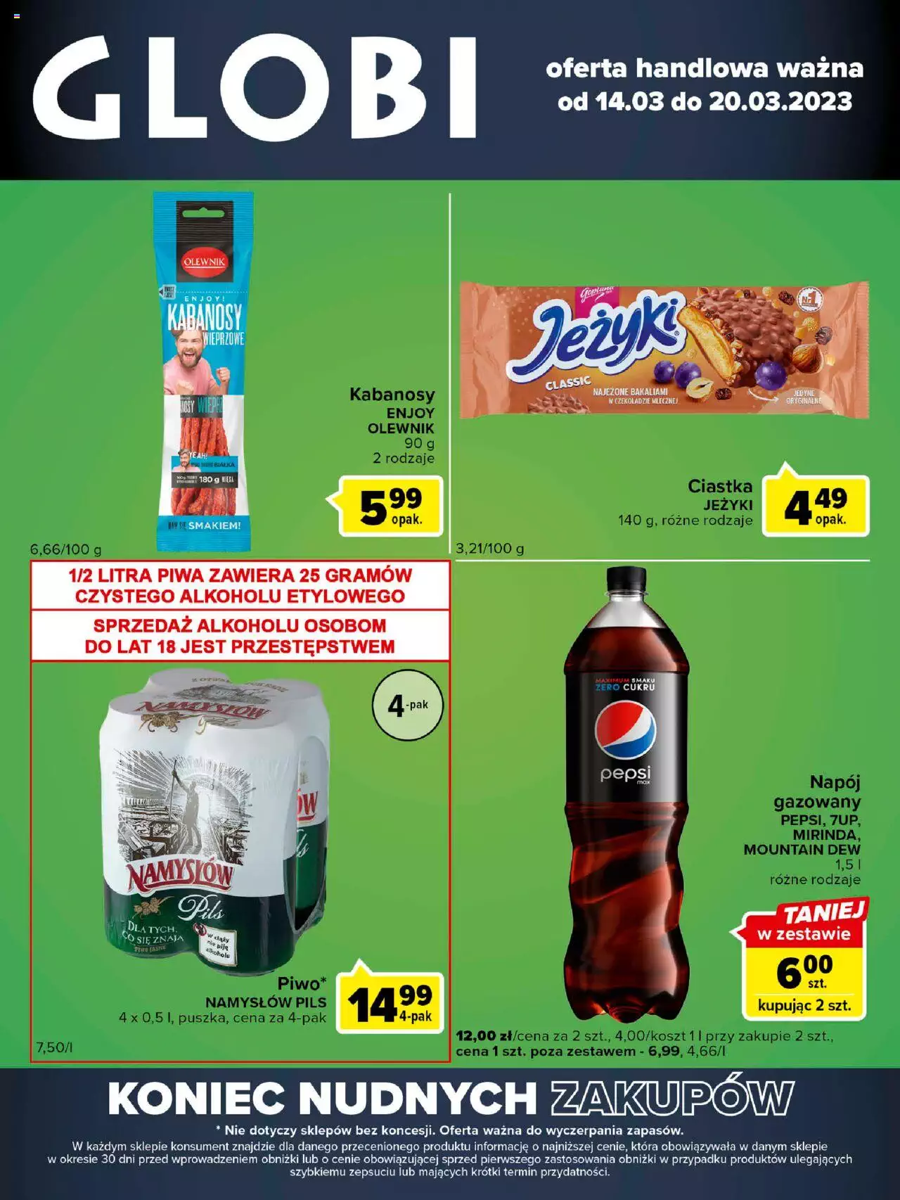 Carrefour Gazetka Globi ważna od 14.03.2023 do 20.03.2023 strona 1