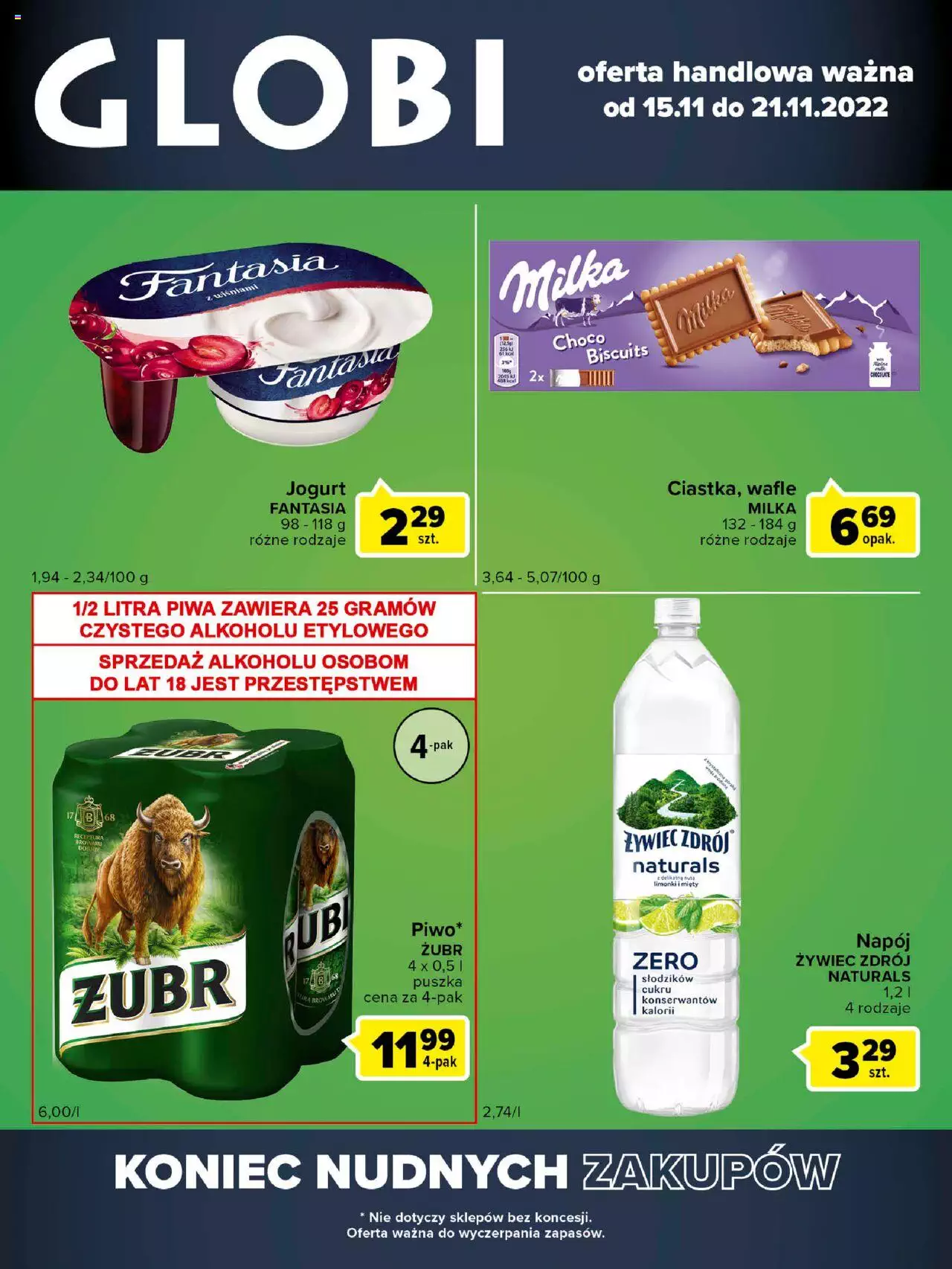 Carrefour Gazetka Globi ważna od 15.11.2022 do 21.11.2022 strona 1