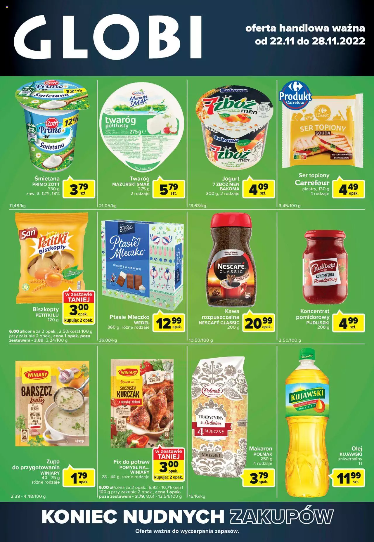 Carrefour Gazetka Globi ważna od 22.11.2022 do 28.11.2022 strona 1