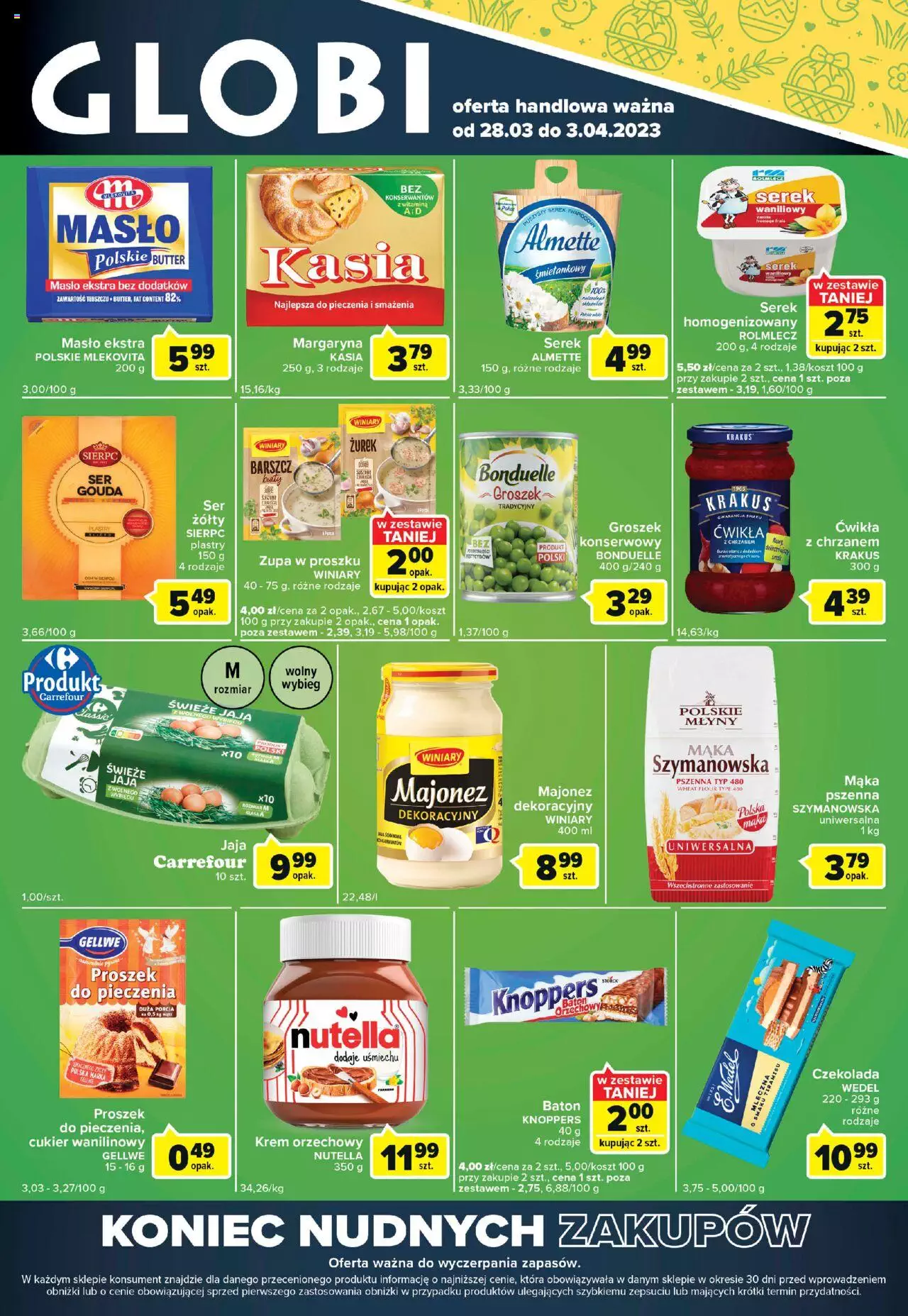 Carrefour Gazetka Globi ważna od 28.03.2023 do 03.04.2023 strona 1